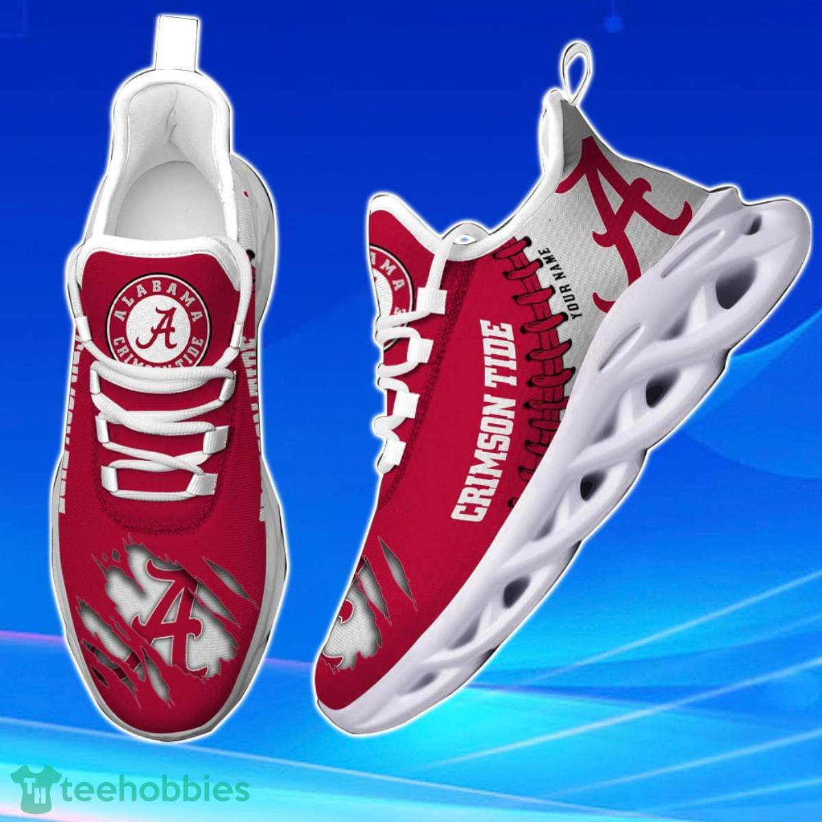 Alabama Crimson Tide Personalized Max Soul Shoes Unique Gift For Men And Women Fans Product Photo 2