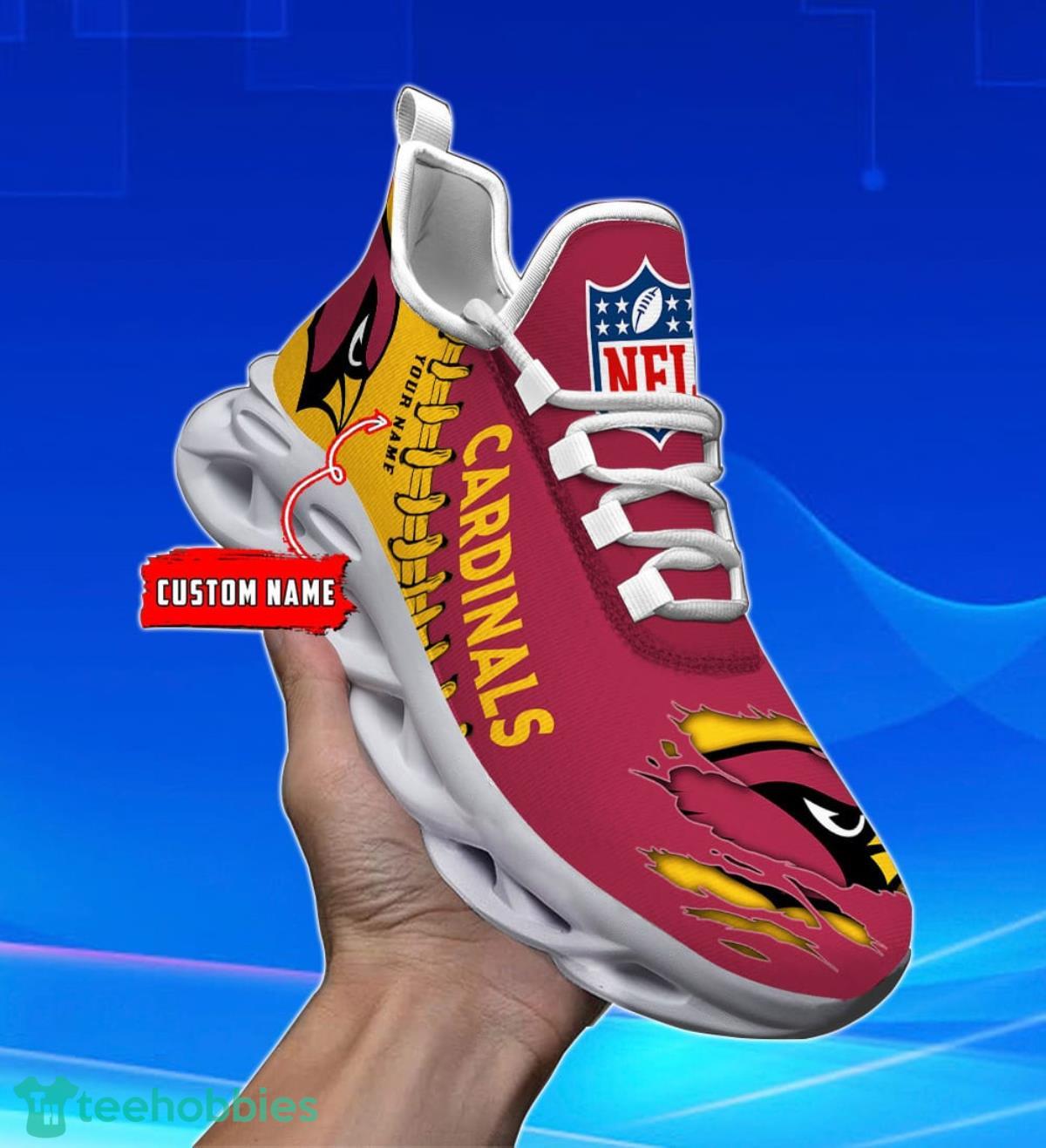 Arizona Cardinals Personalized NFL Max Soul Shoes Style Gift Fans Product Photo 1