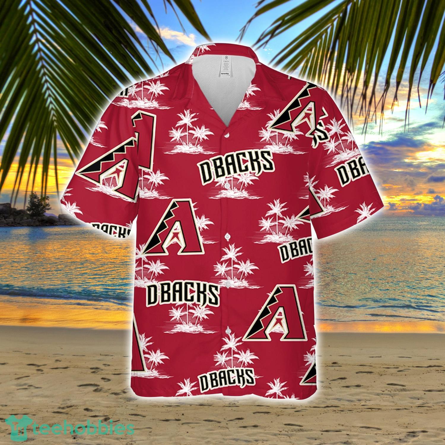 Arizona Diamondback Baseball Coconut Island Pattern Hawaiian Shirt And Shorts Summer Gift Product Photo 2
