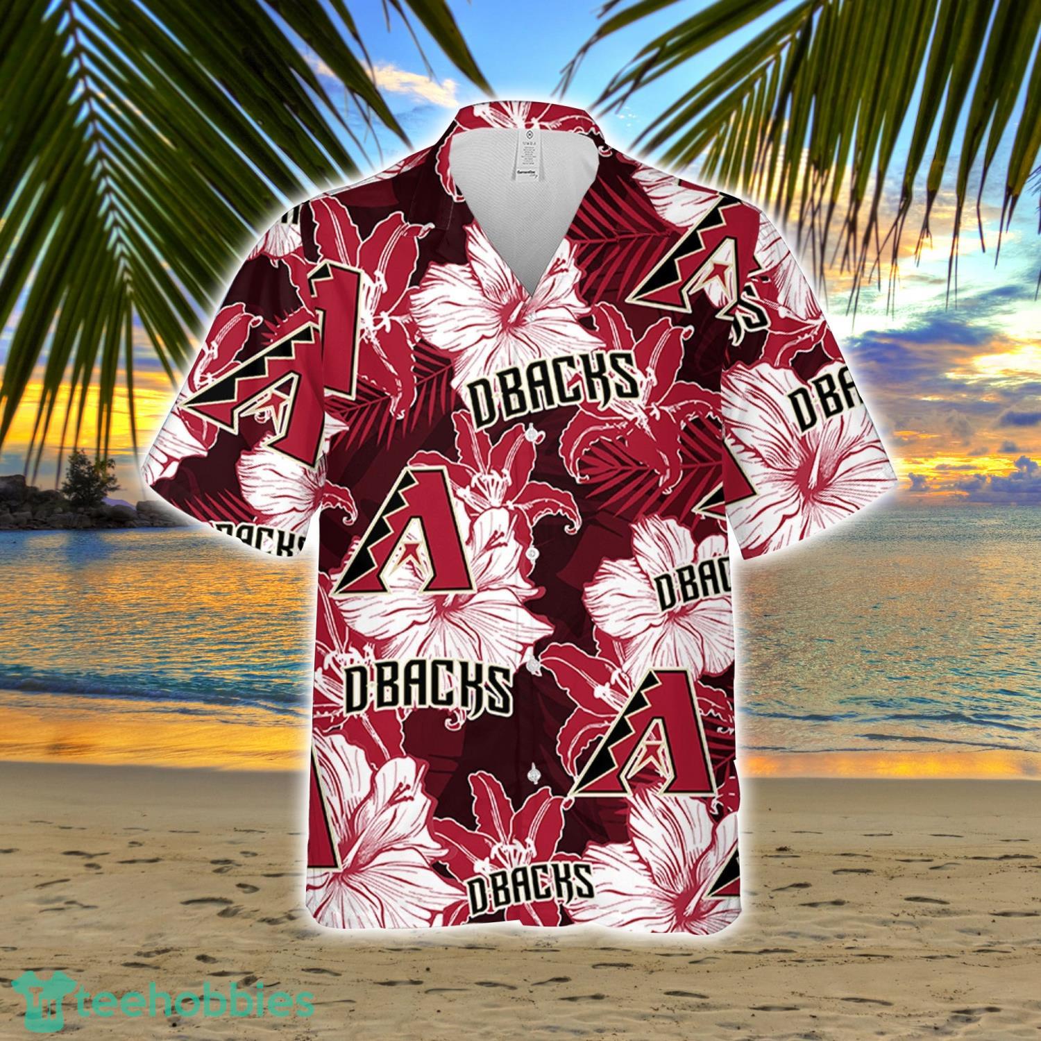 Customized Arizona Diamondbacks MLB Flower Summer Tropical