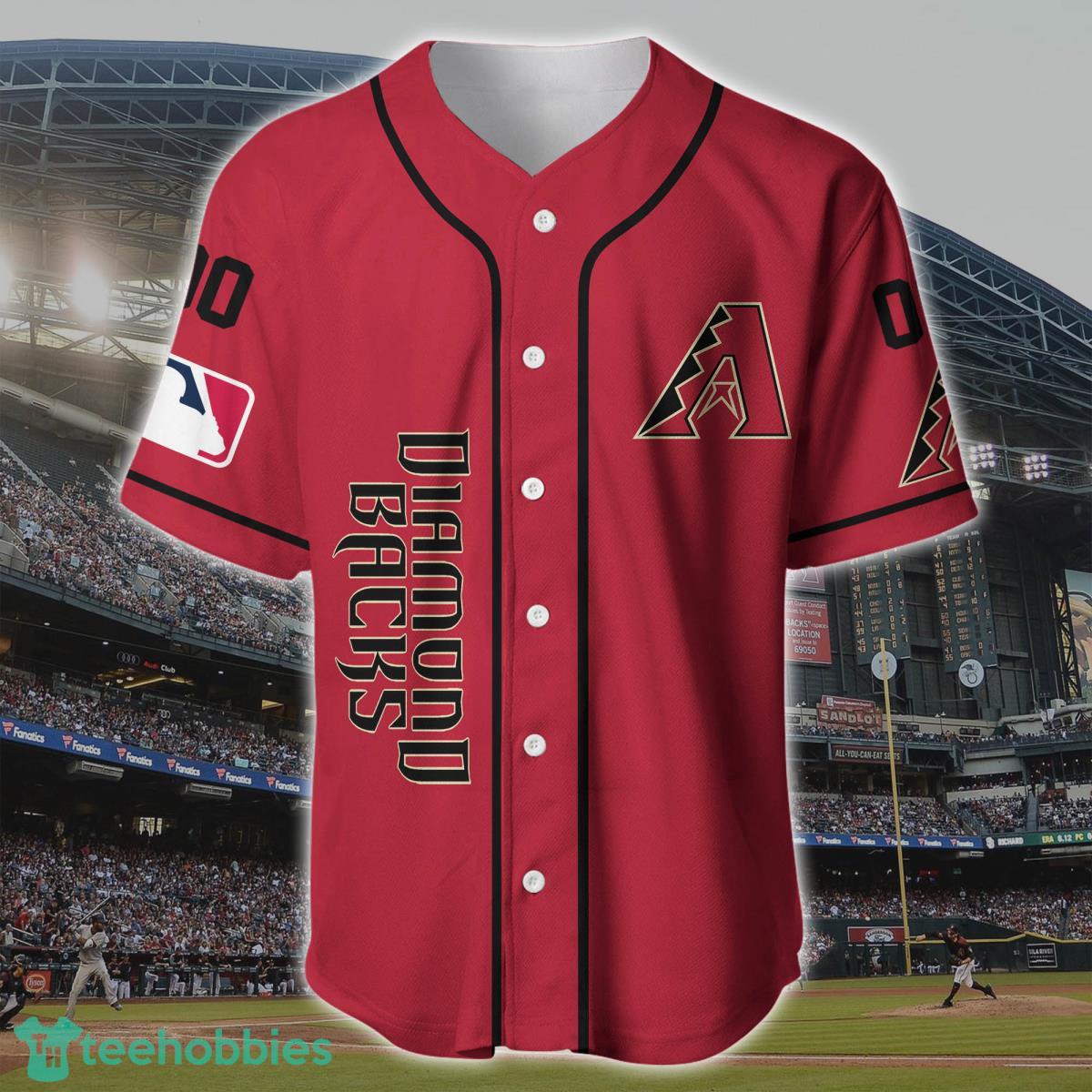 Arizona Diamondbacks Custom Name & Number Baseball Jersey Best Gift For Men And Women Product Photo 2
