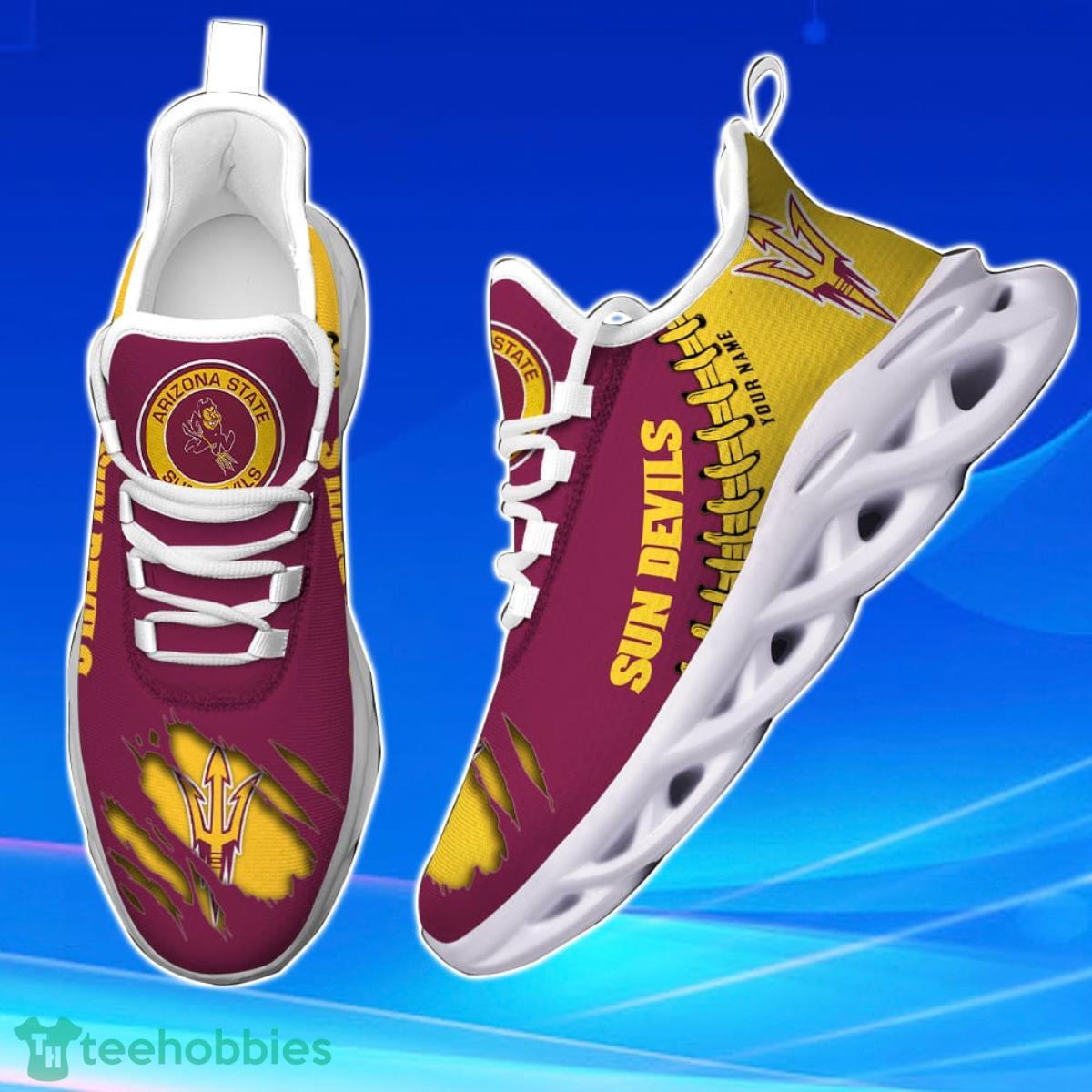 Arizona State Sun Devils Personalized Max Soul Shoes Unique Gift For Men And Women Fans Product Photo 2