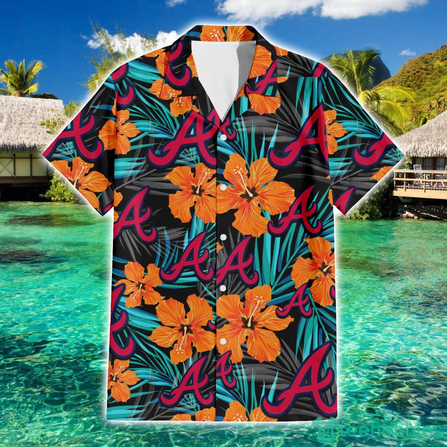Atlanta Braves Aloha Tropical Hawaiian Shirt Gift For Summer Vacation