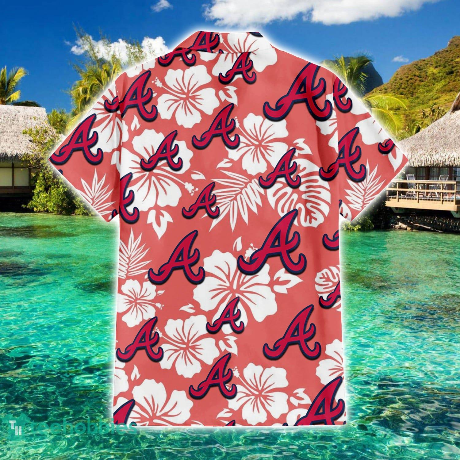 Personalized Atlanta Braves Mlb Flower Pattern Summer 3d Hawaiian
