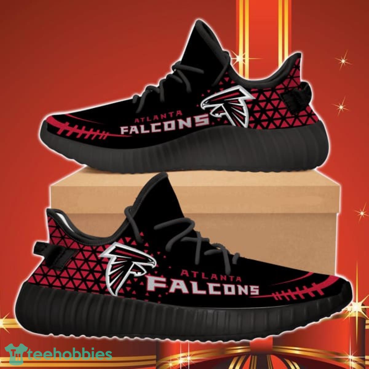 Atlanta Falcons Black NFL Yeezy Customize Sneakers Sport Teams Top Product Photo 1