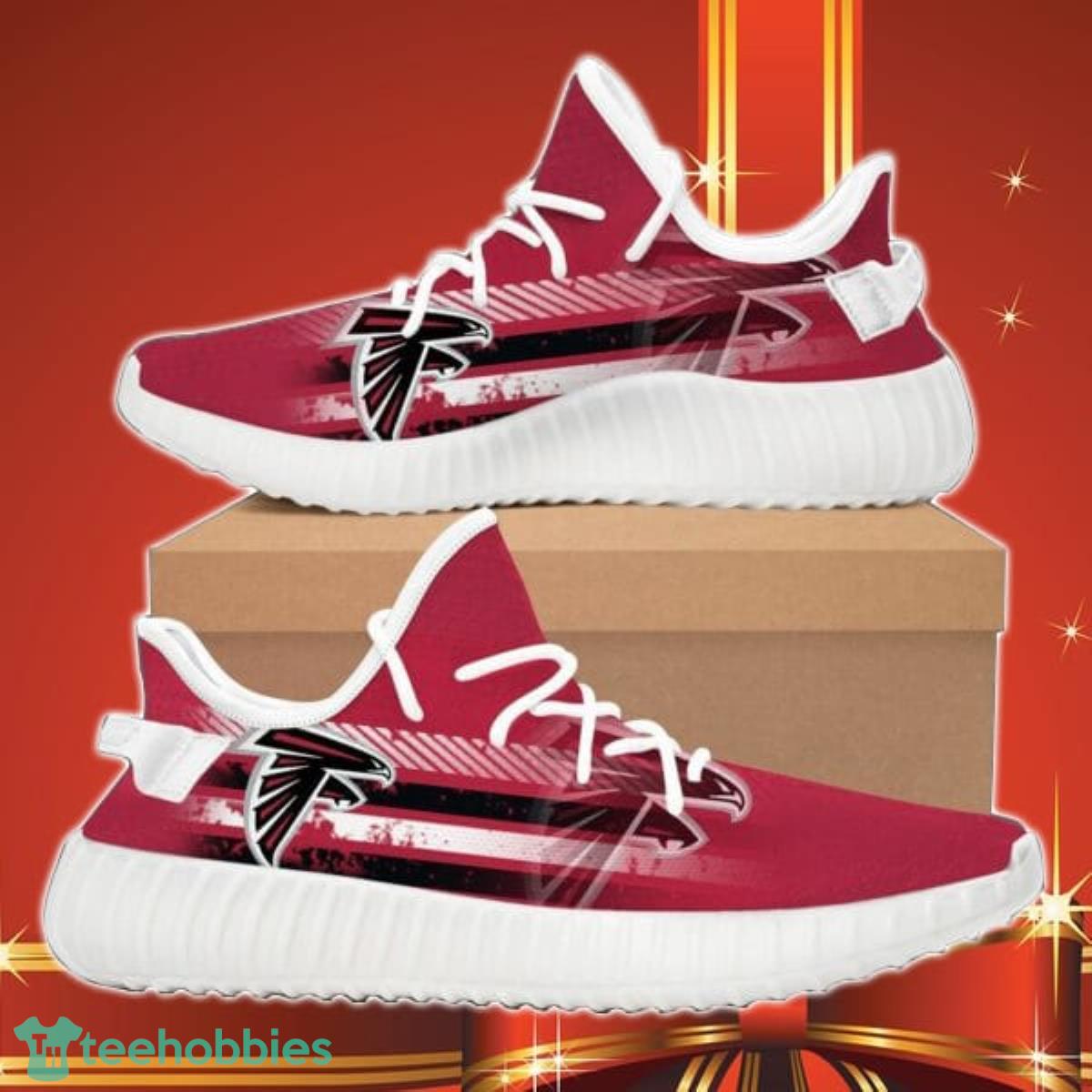 Atlanta Falcons NBA Basketball Sport Teams Top Branding Trends Custom Yeezy Shoes Product Photo 1