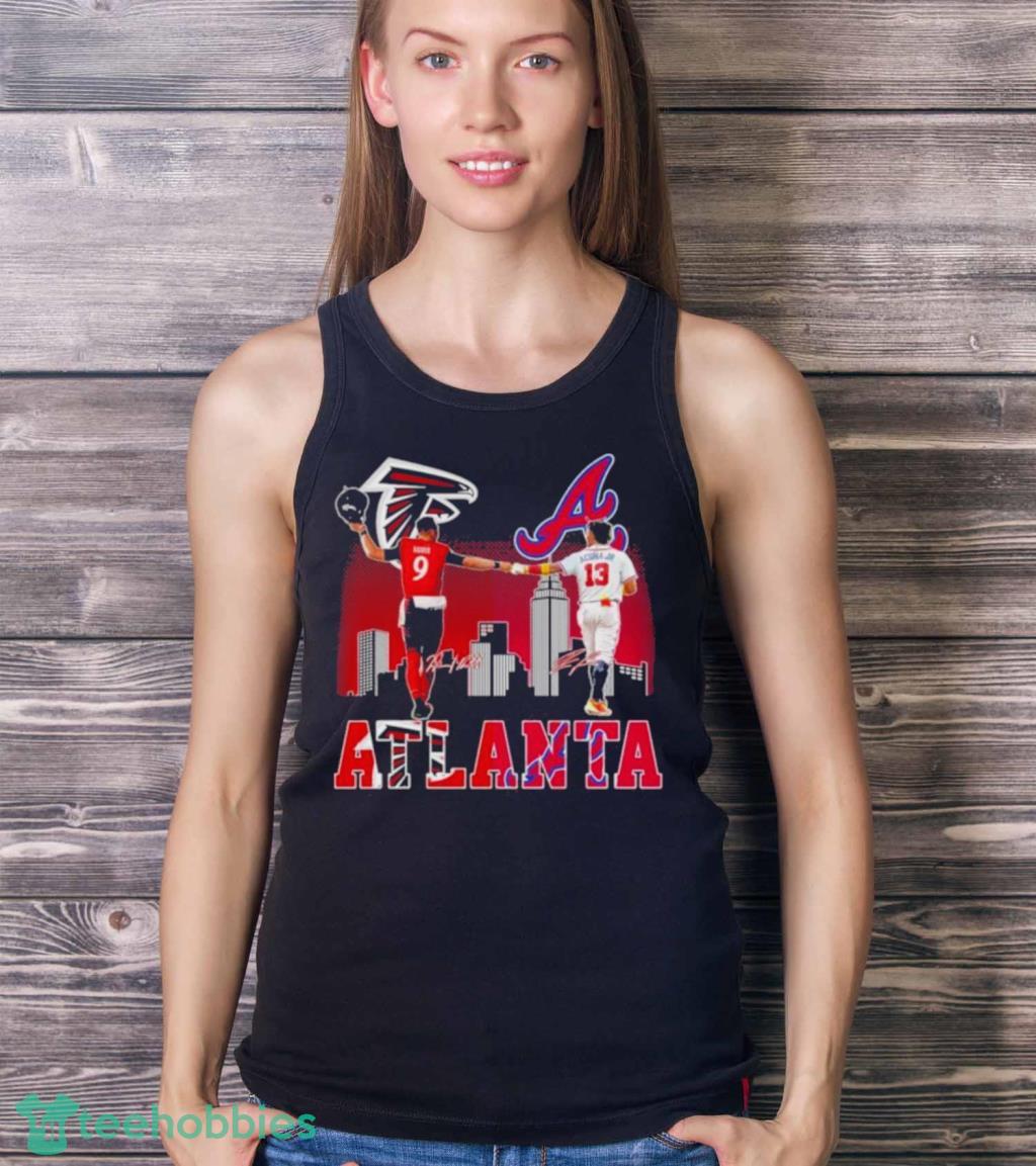Atlanta Falcons Ridder And Braves Acuna Jr City Champions T Shirt