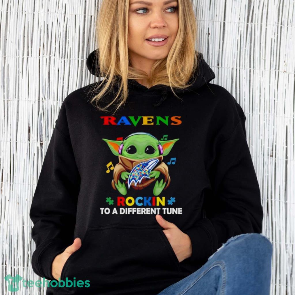 Baltimore Ravens Cute Baby Yoda Star Wars 3D Ugly Christmas