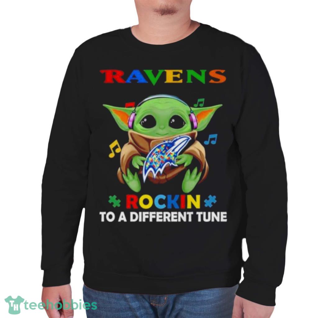 Baltimore Ravens X Baby Yoda T Shirt Hoodie Jersey 3D Polo Shirt