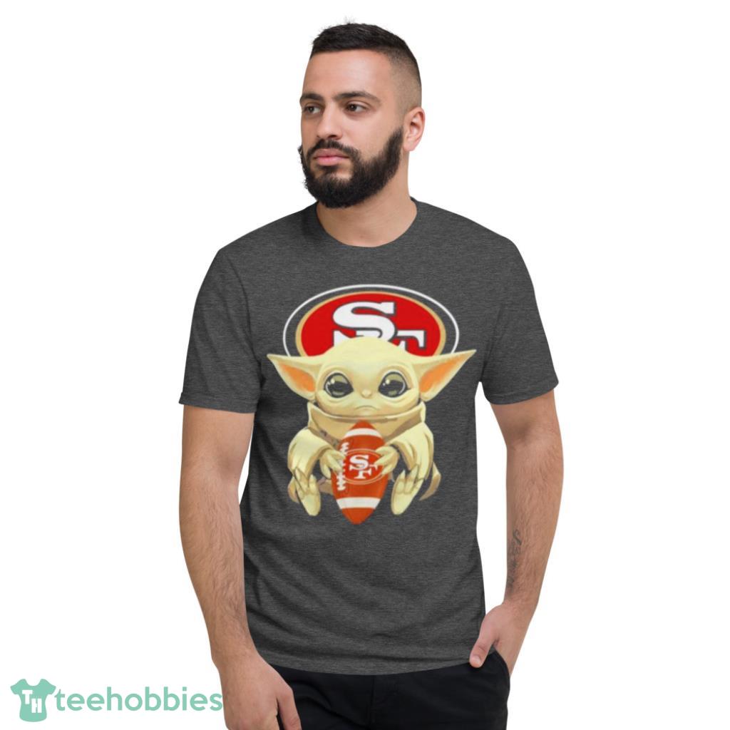 Baby Yoda Hug San Francisco 49ers Shirt