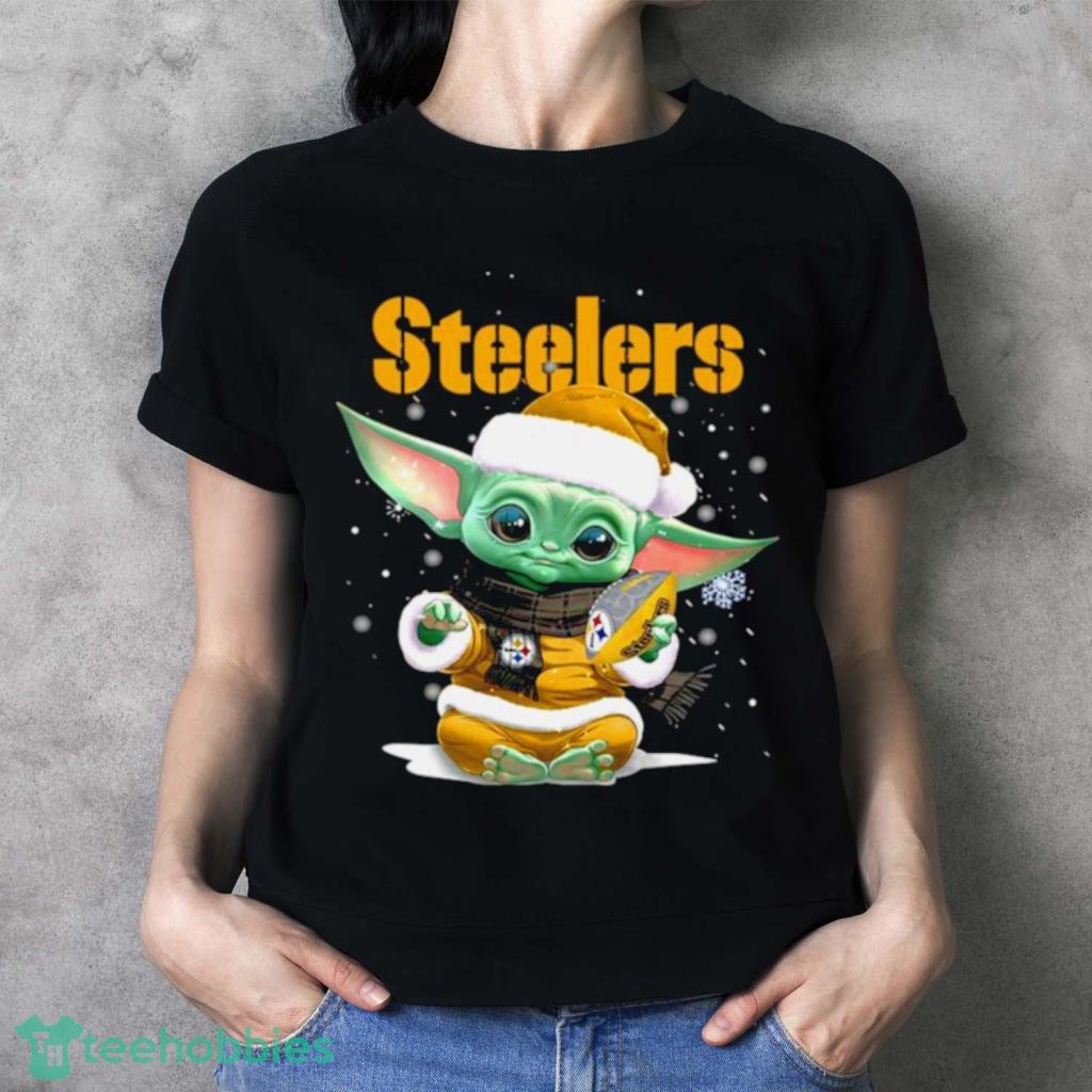 Pittsburgh Steelers NFL Baby Yoda Ugly Sweater Christmas Party