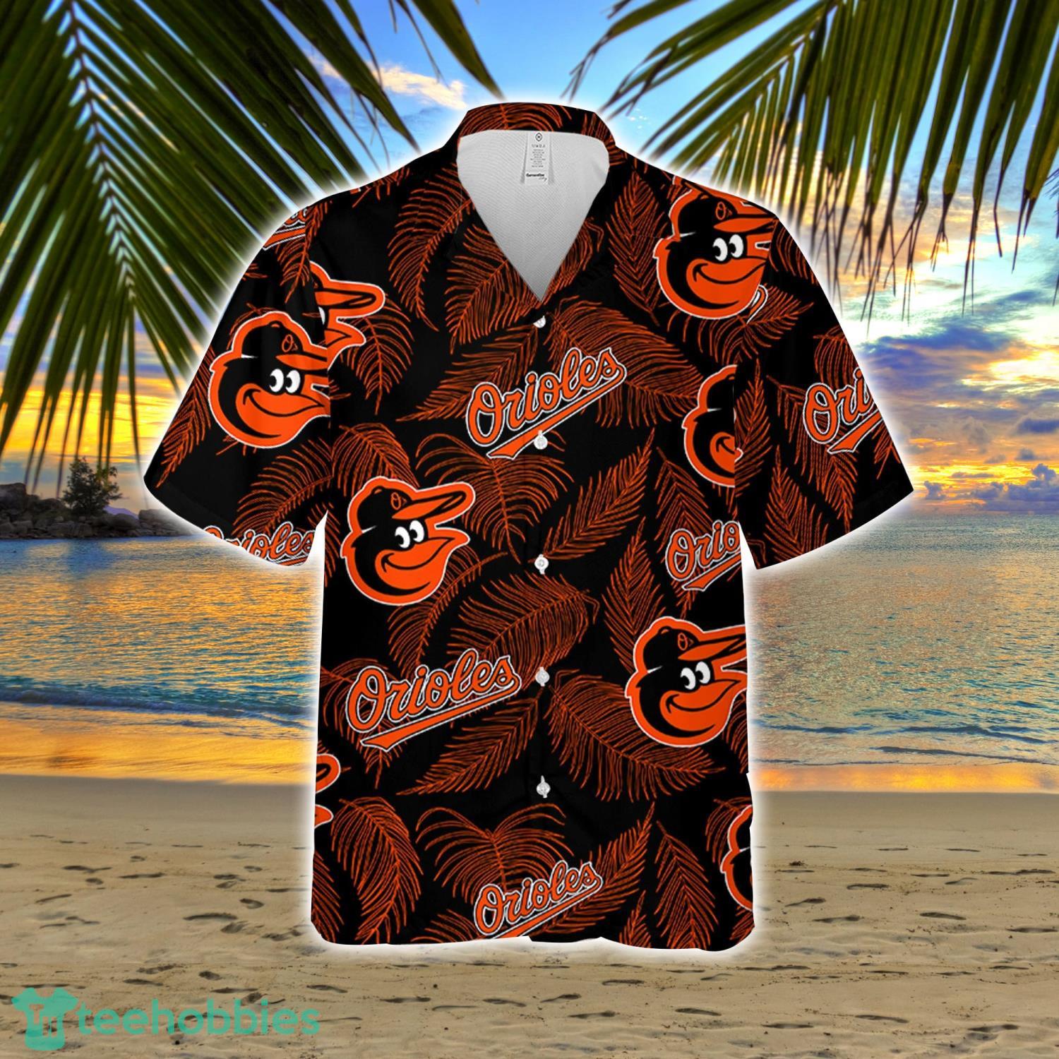 Mlb Orioles Hawaiian Shirt Baseball Team Aloha Tropical Plant