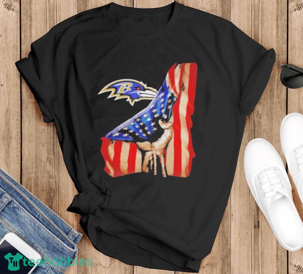 Custom Mens Ravens Hoodie 3D Amazing USA Flag Baltimore Ravens