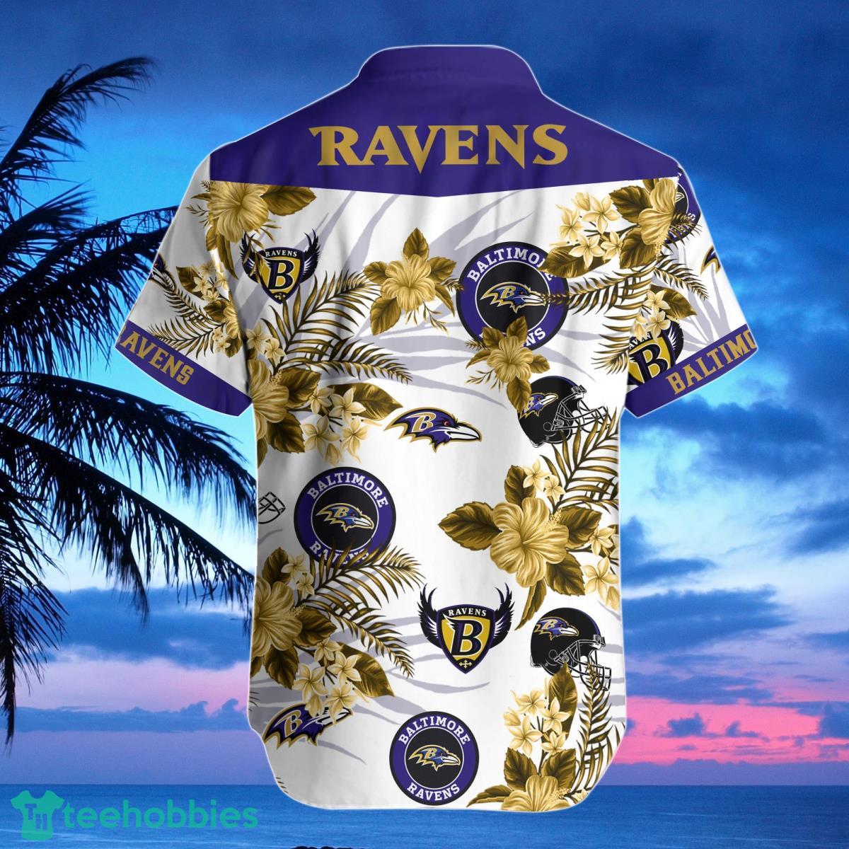 Baltimore Ravens-NFL Floral Hawaii Shirt Best Gift For Men And Women Fans Product Photo 2