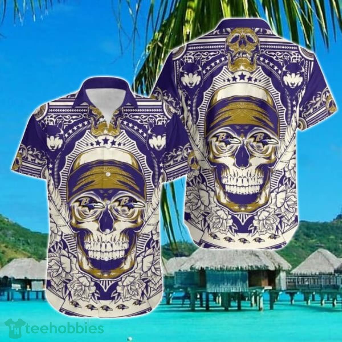 Nfl Baltimore Ravens Hawaiian Shirt For Fans-1