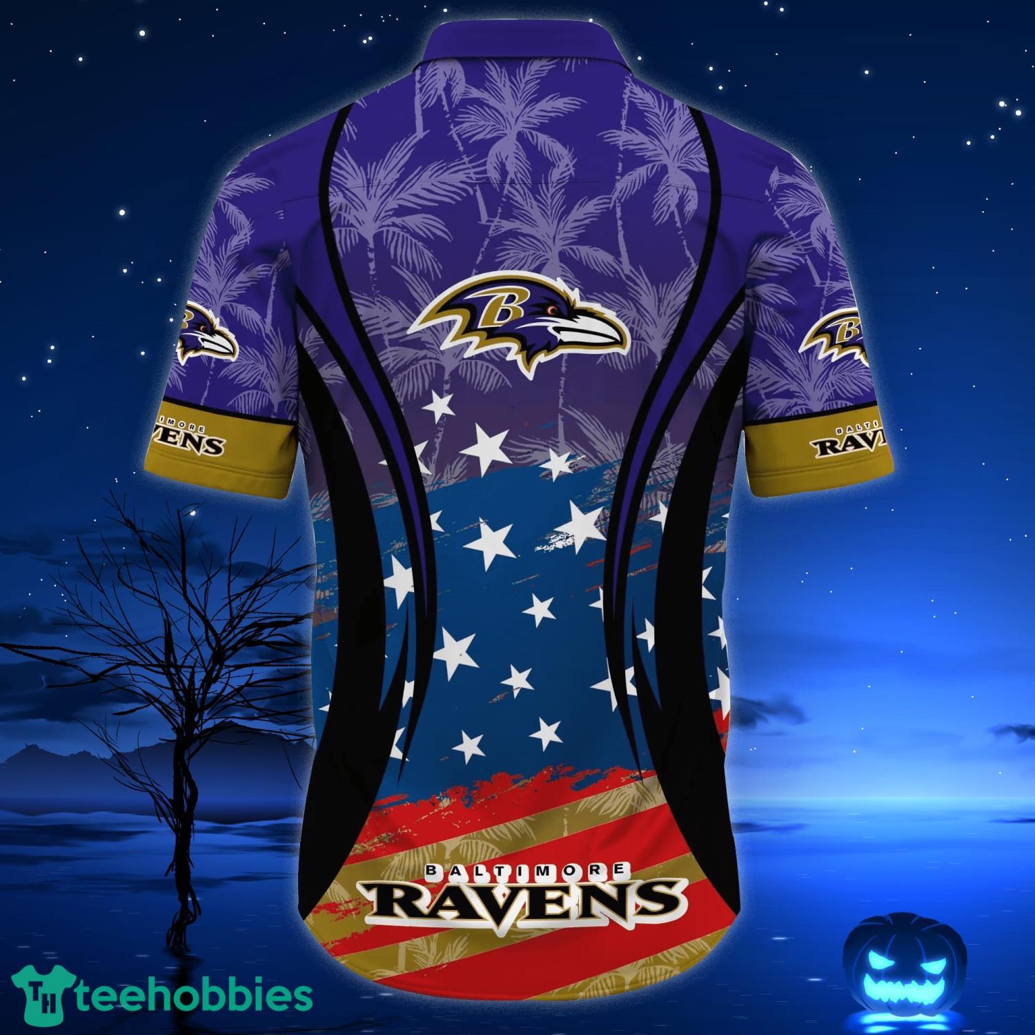 Baltimore Ravens NFL Hawaiian Shirt Star Pattern Best Trend Summer Gift