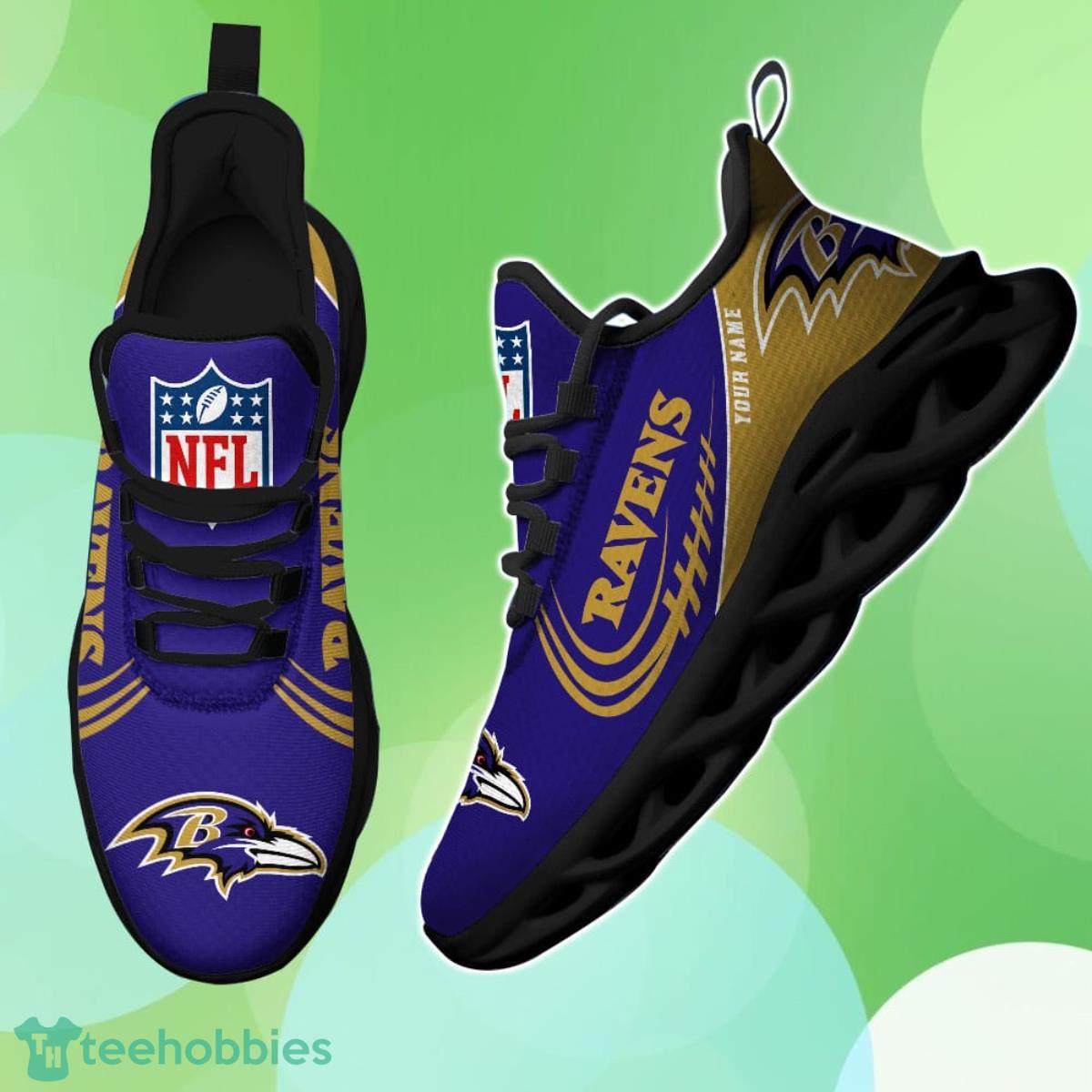 Baltimore Ravens – Personalized Max Soul Shoes Best Gift For Men And Women Fans Product Photo 2