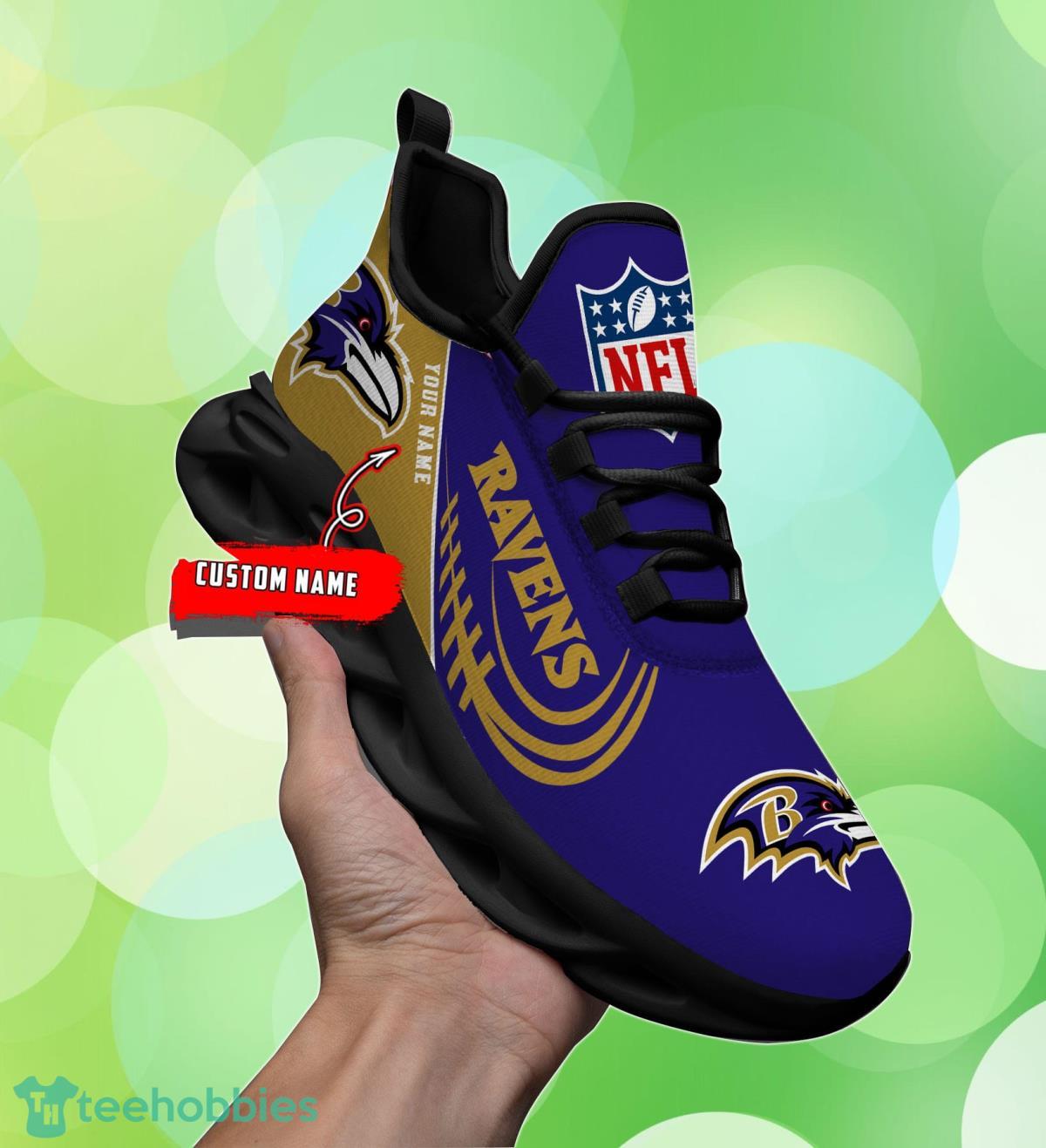 Baltimore Ravens – Personalized Max Soul Shoes Best Gift For Men And Women Fans Product Photo 1