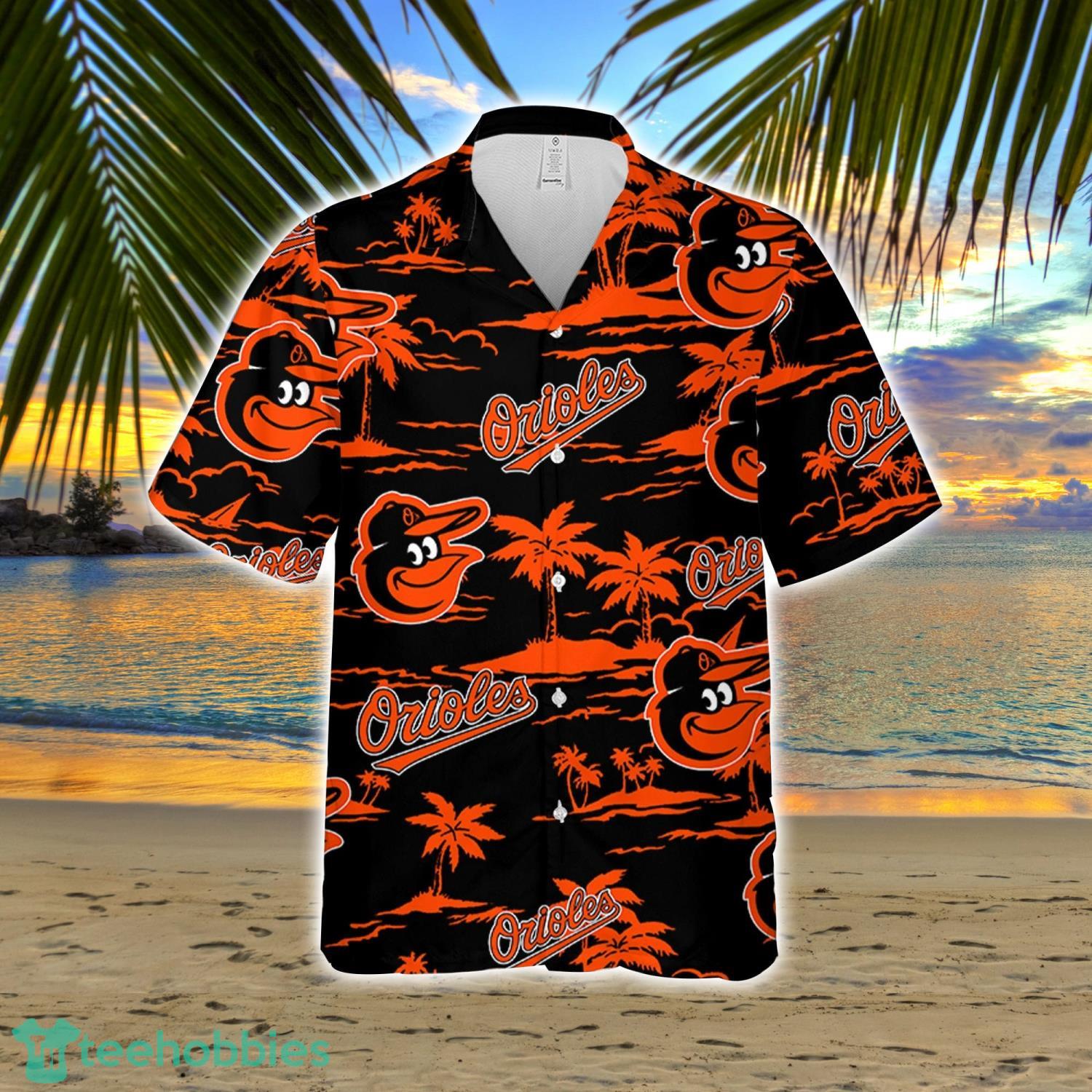 Orioles Hawaiian Shirt Coconut Tree Pattern Baltimore Orioles Gift