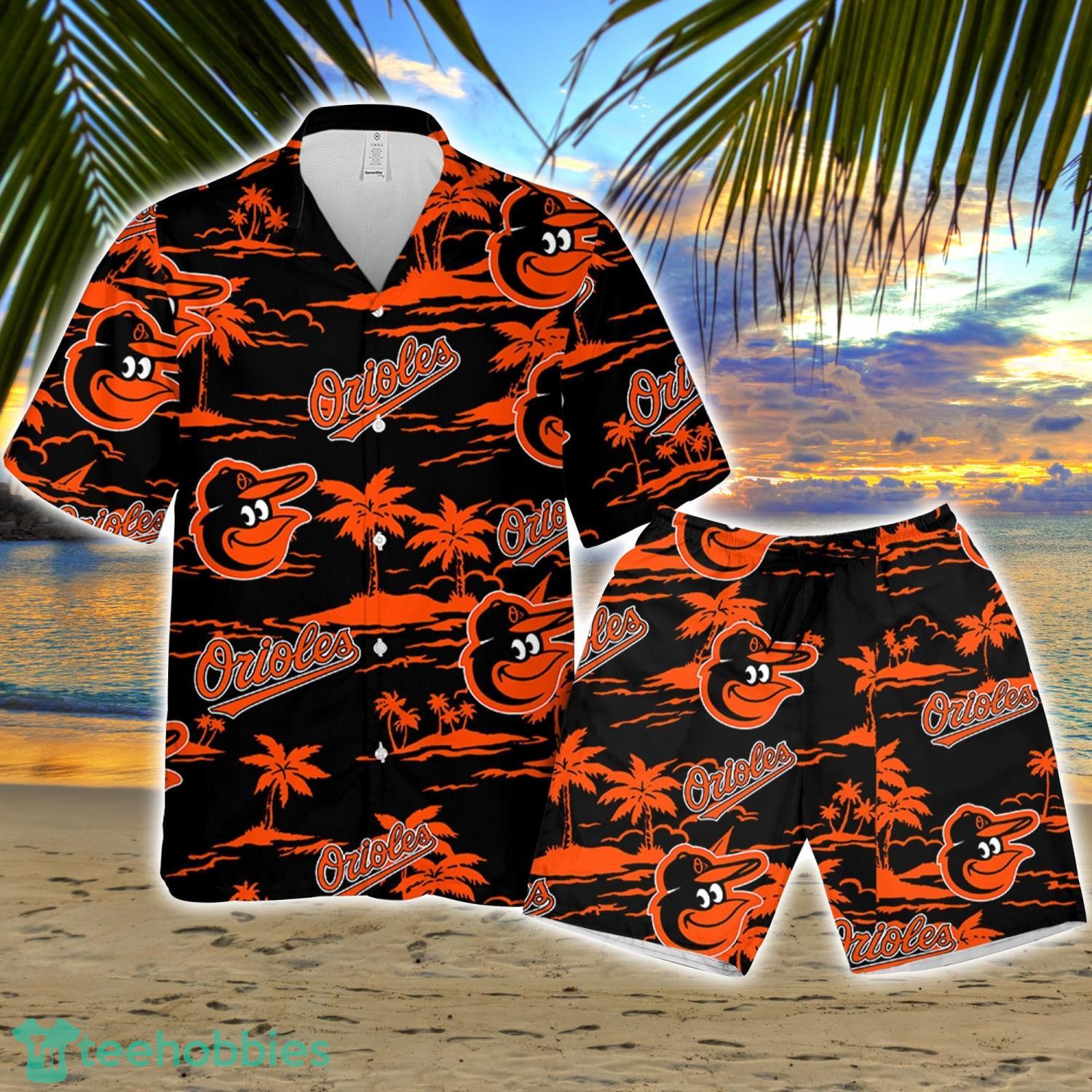 Orioles Hawaiian Shirt Coconut Tree Pattern Baltimore Orioles Gift