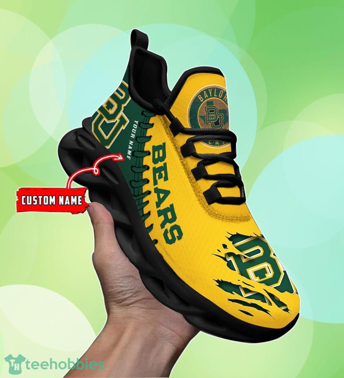 Baylor Bears Personalized Max Soul Shoes Unique Gift For Men And Women Fans Product Photo 1