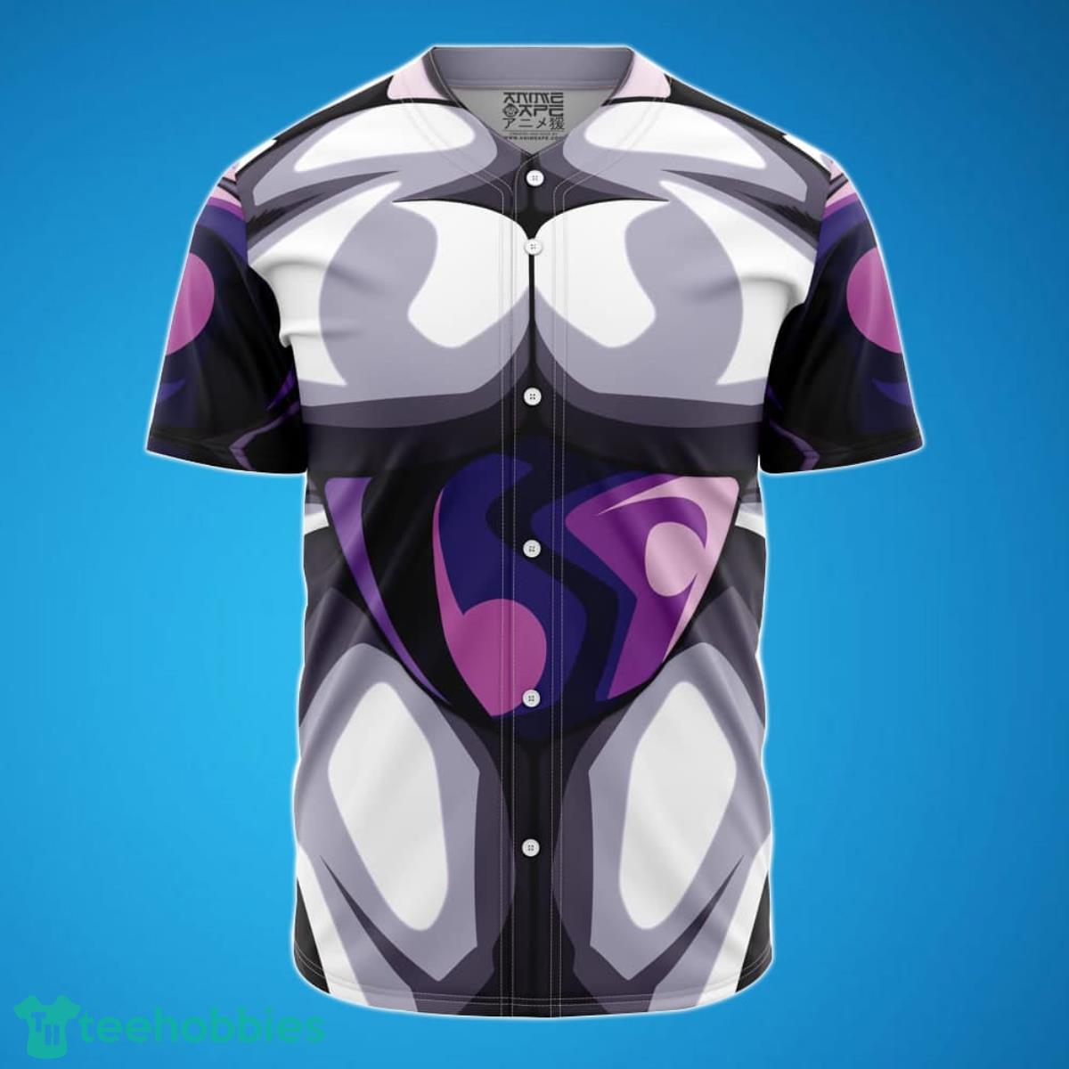 Black Frieza 3D Skin Cosplay Dragon Ball Super Baseball Jersey Best Gift For Men And Women Product Photo 1