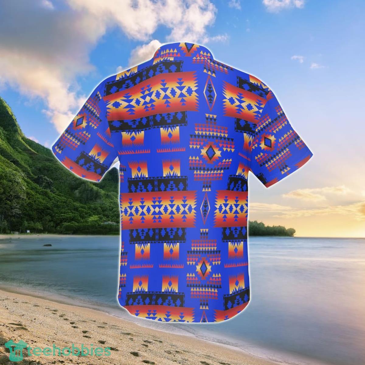 Black Native Tribes Pattern Native American Hawaii Shirt Special Gift For Men And Women Product Photo 2