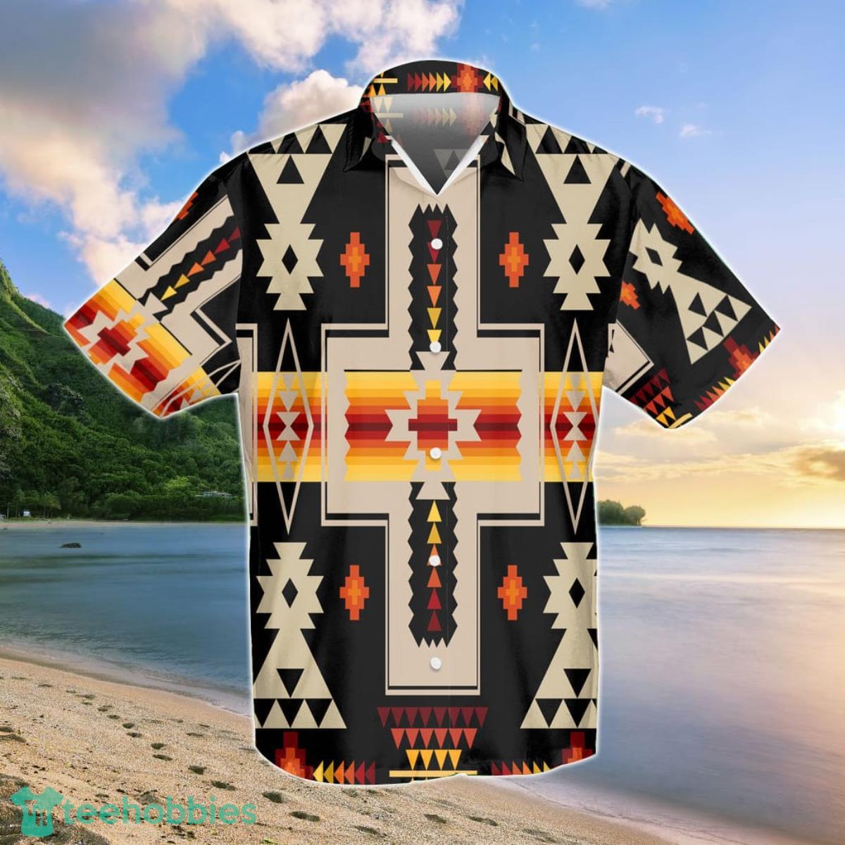 Black Tribe Design Native American Hawaii Shirt Best Gift For Men And Women Product Photo 1