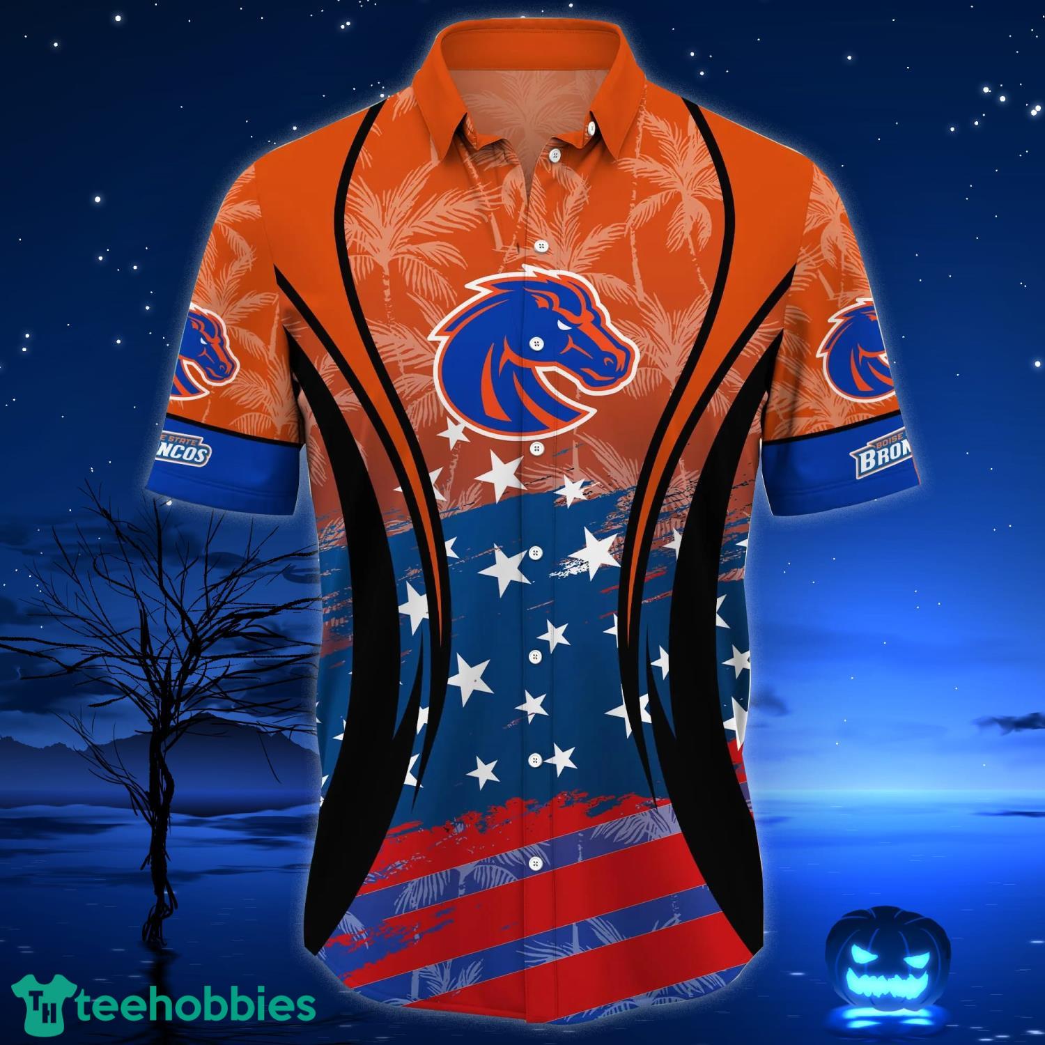 Boise State Broncos NCAA1 Hawaiian Shirt Star Pattern Best Trend Summer Gift