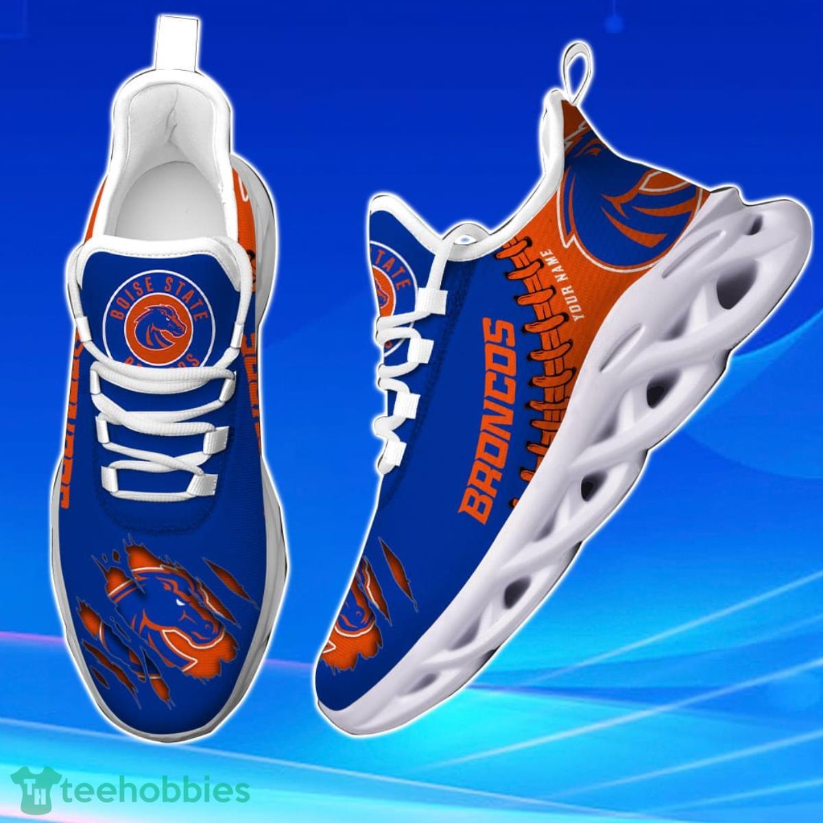 Boise State Broncos Personalized Max Soul Shoes Unique Gift For Men And Women Fans Product Photo 2