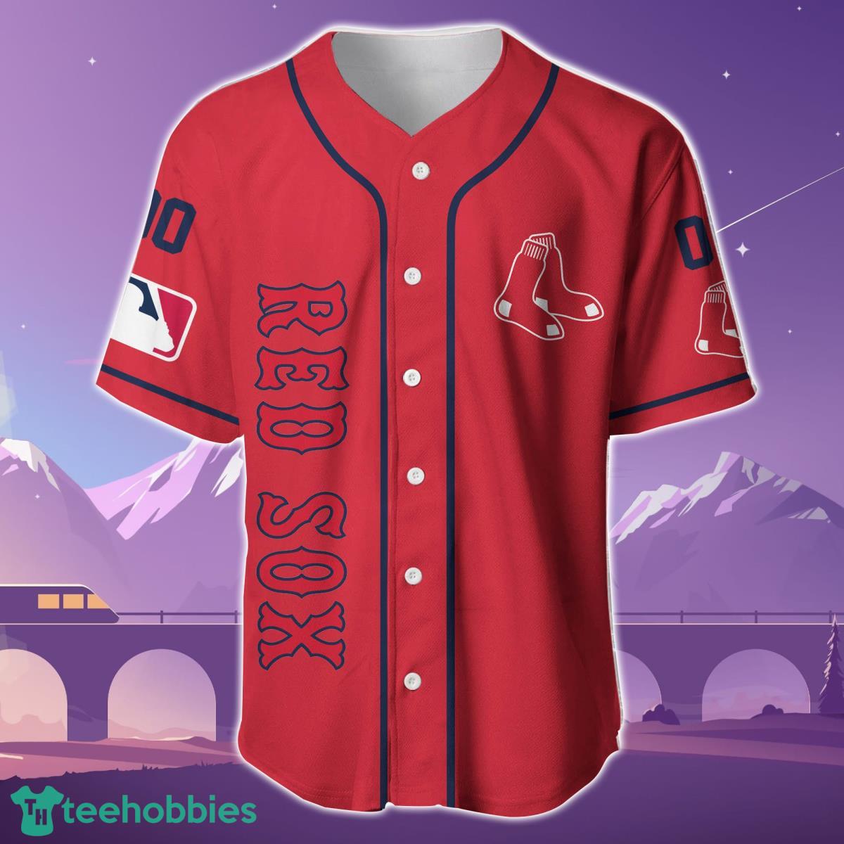 Boston Red Sox Custom Name & Number Baseball Jersey Best Gift For Men And Women Product Photo 2