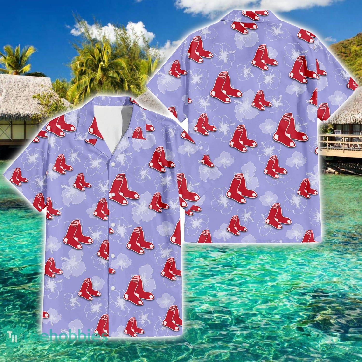 Boston Red Sox Floral Button Up Shirt