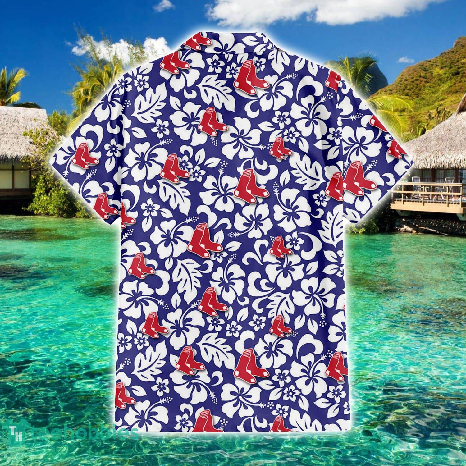 Boston Red Sox MLB Coconut Pattern White Hawaiian Shirt - Freedomdesign