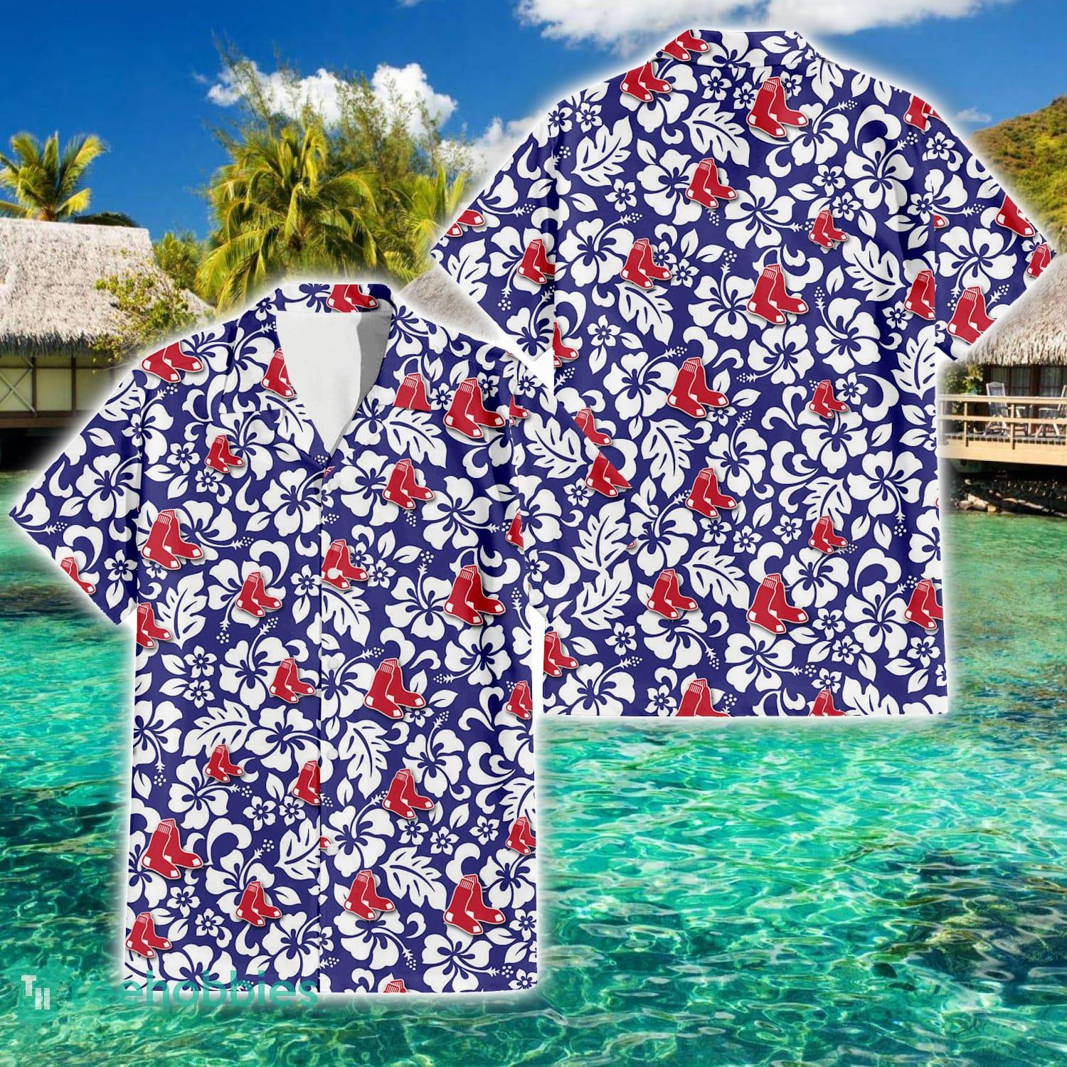 Boston Red Sox MLB Coconut Pattern White Hawaiian Shirt - Freedomdesign