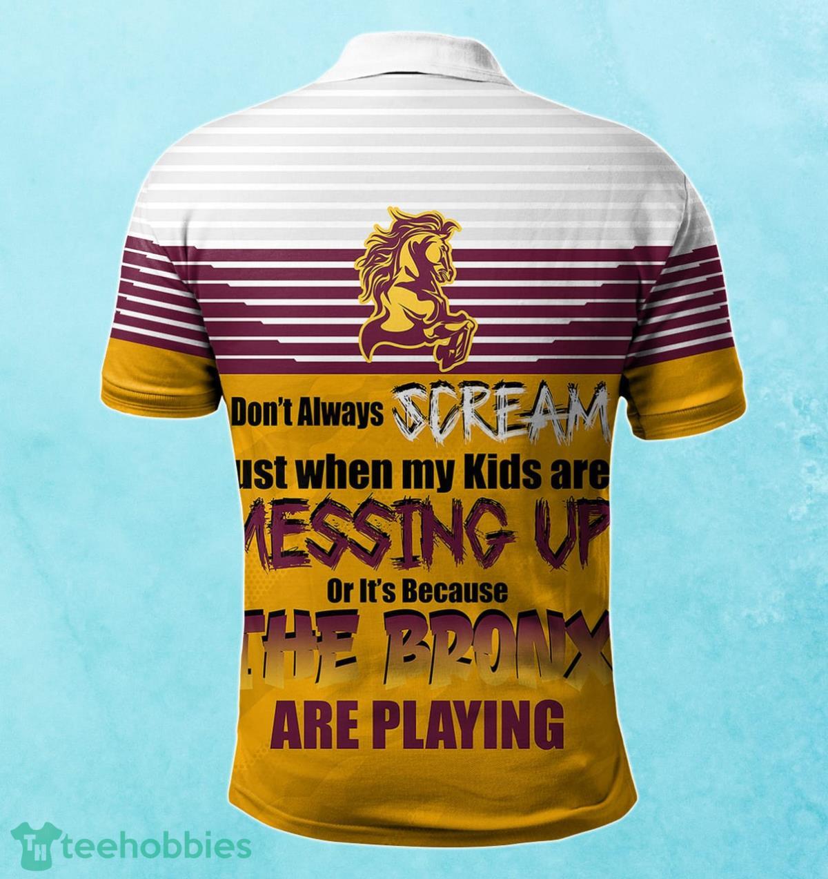 Brisbane Broncos Custom Name Father's Day NRL Custom Polo Shirt