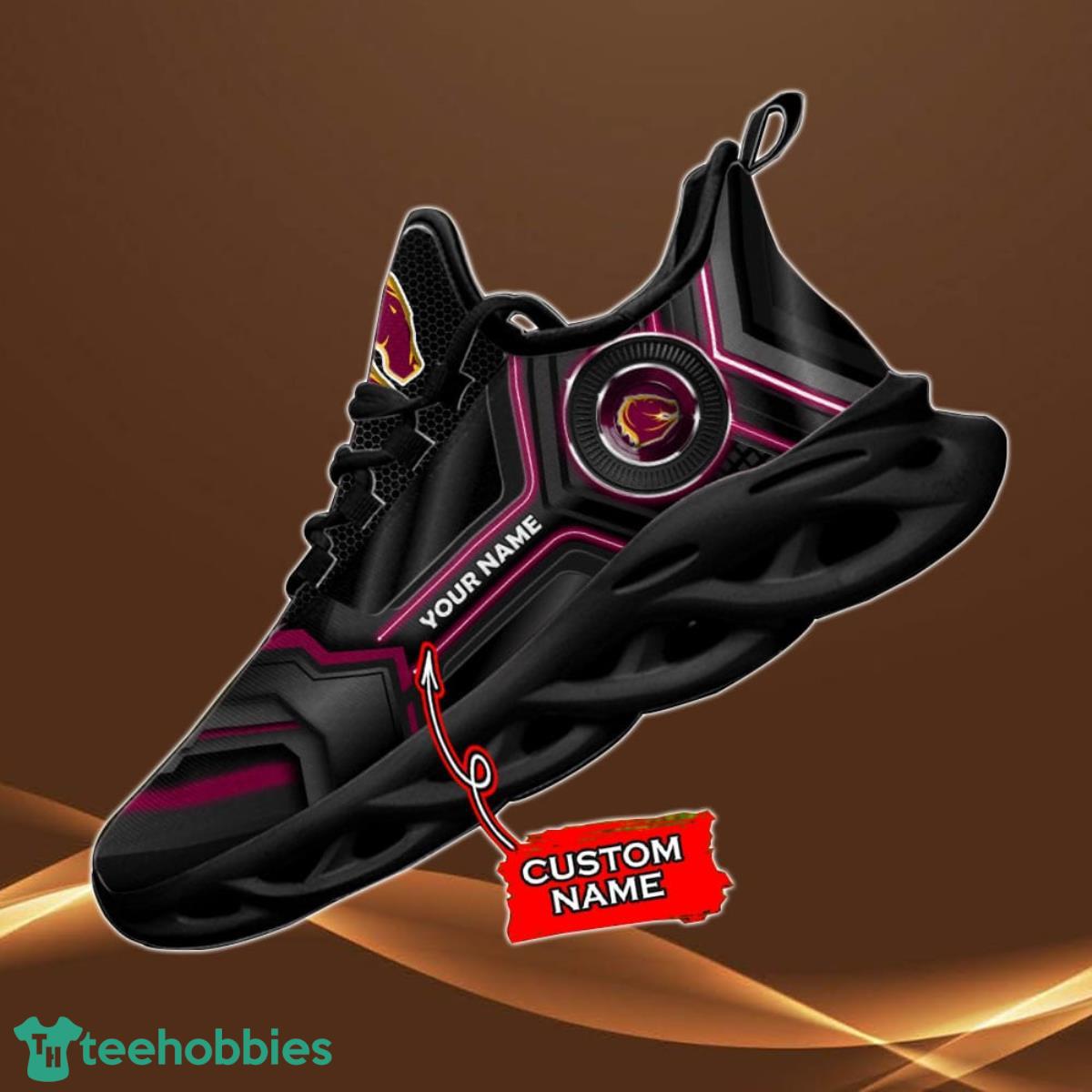 Brisbane Broncos NRL 2023 Custom Name Max Soul Sneaker Best Gift For Men And Women Fans Product Photo 2