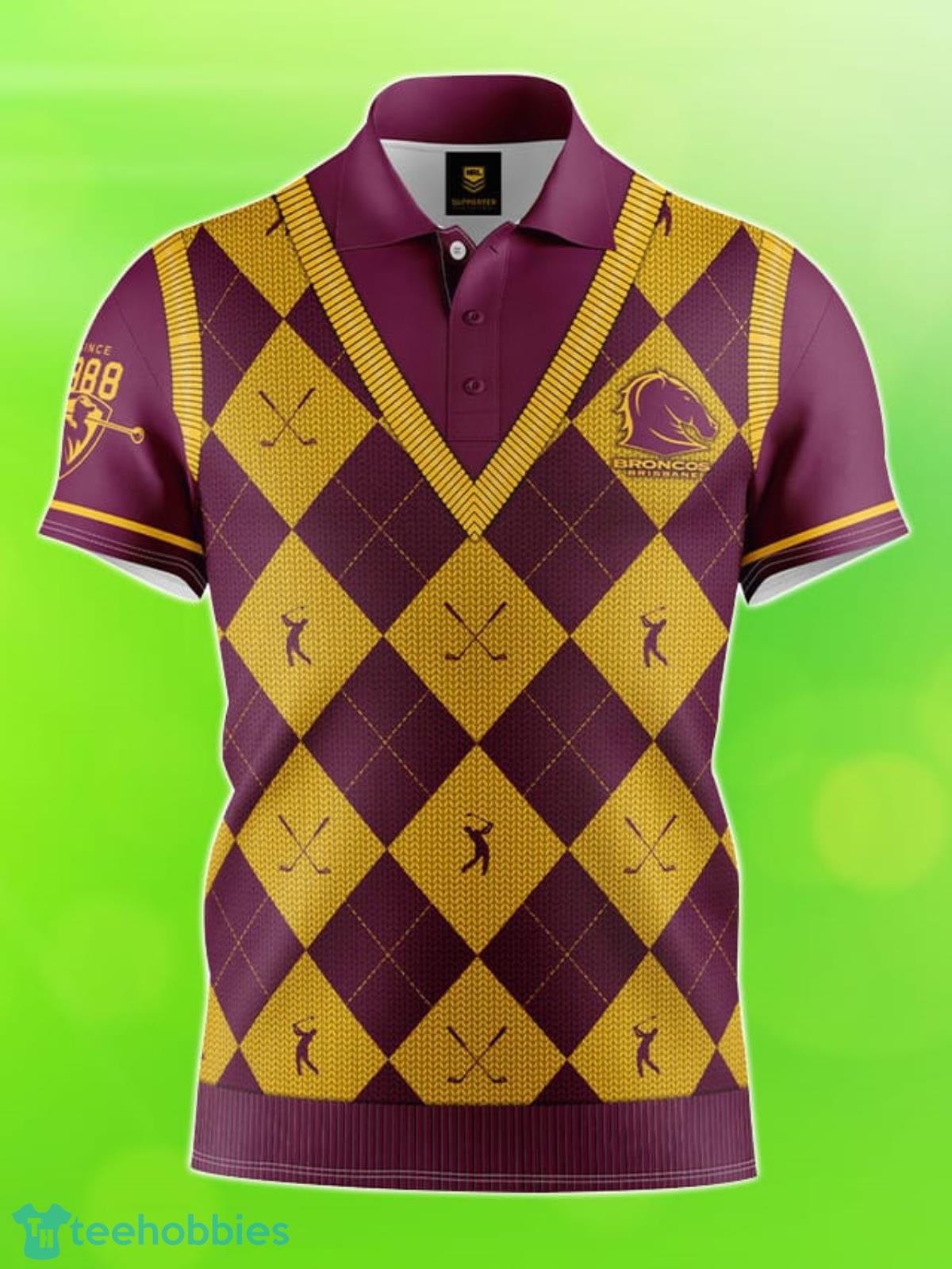 Brisbane Broncos NRL Fairway Golf Polo Shirt Best Gift Men And Women For Fans Product Photo 1