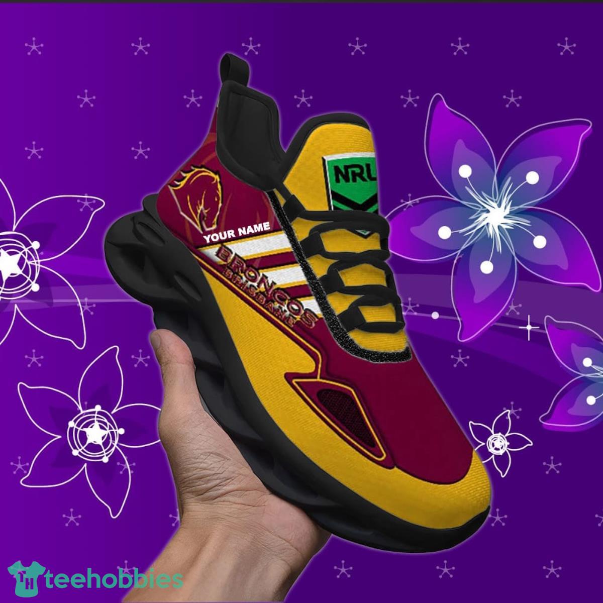 Brisbane Broncos NRL Max Soul Custom Name Style Gift Men And Women For Fans Product Photo 1