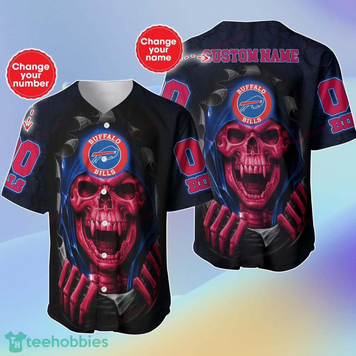 Buffalo Bills Custom name Baseball Shirt Best Gift For Men And Women