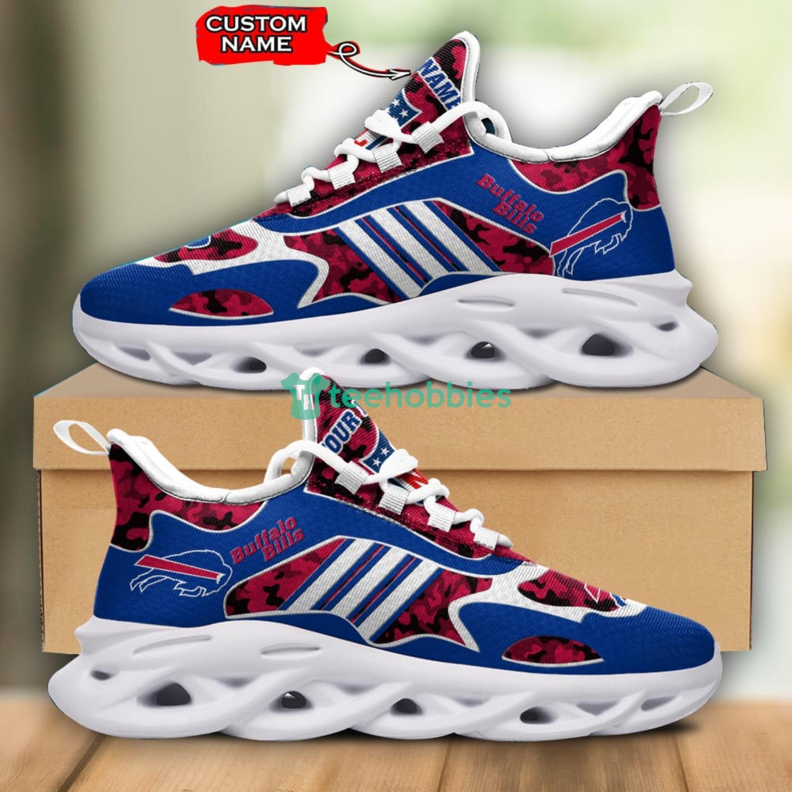 Buffalo Bills Custom Name Sneakers Max Soul Shoes Sport Shoes For