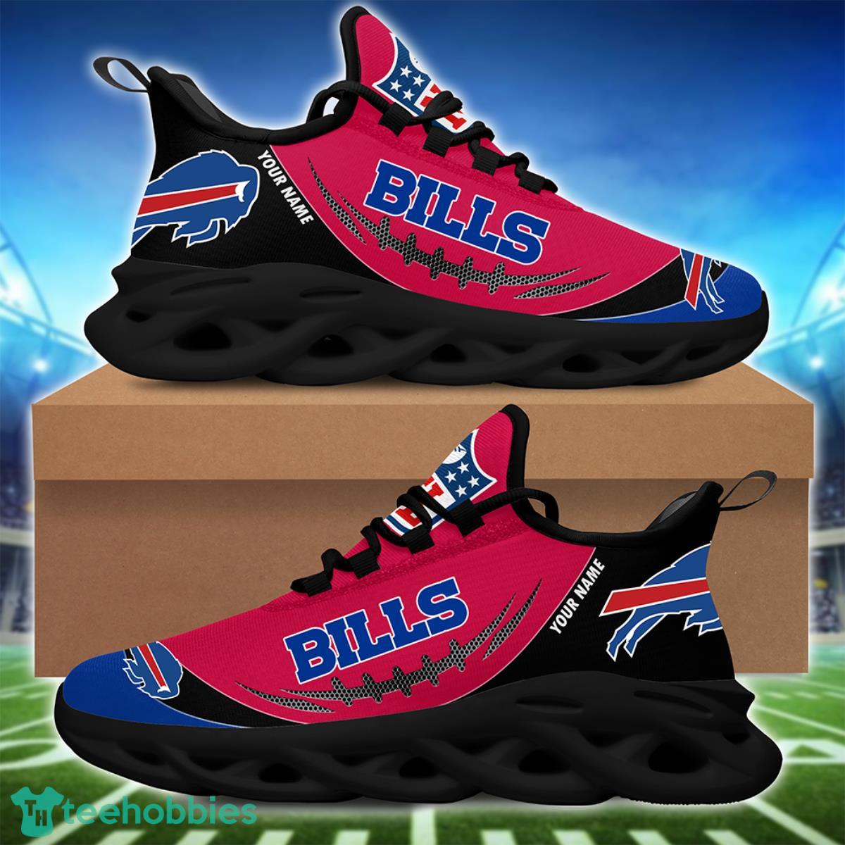 Buffalo Bills Personalized Name NFL Max Soul Shoes Men And Women For Fans