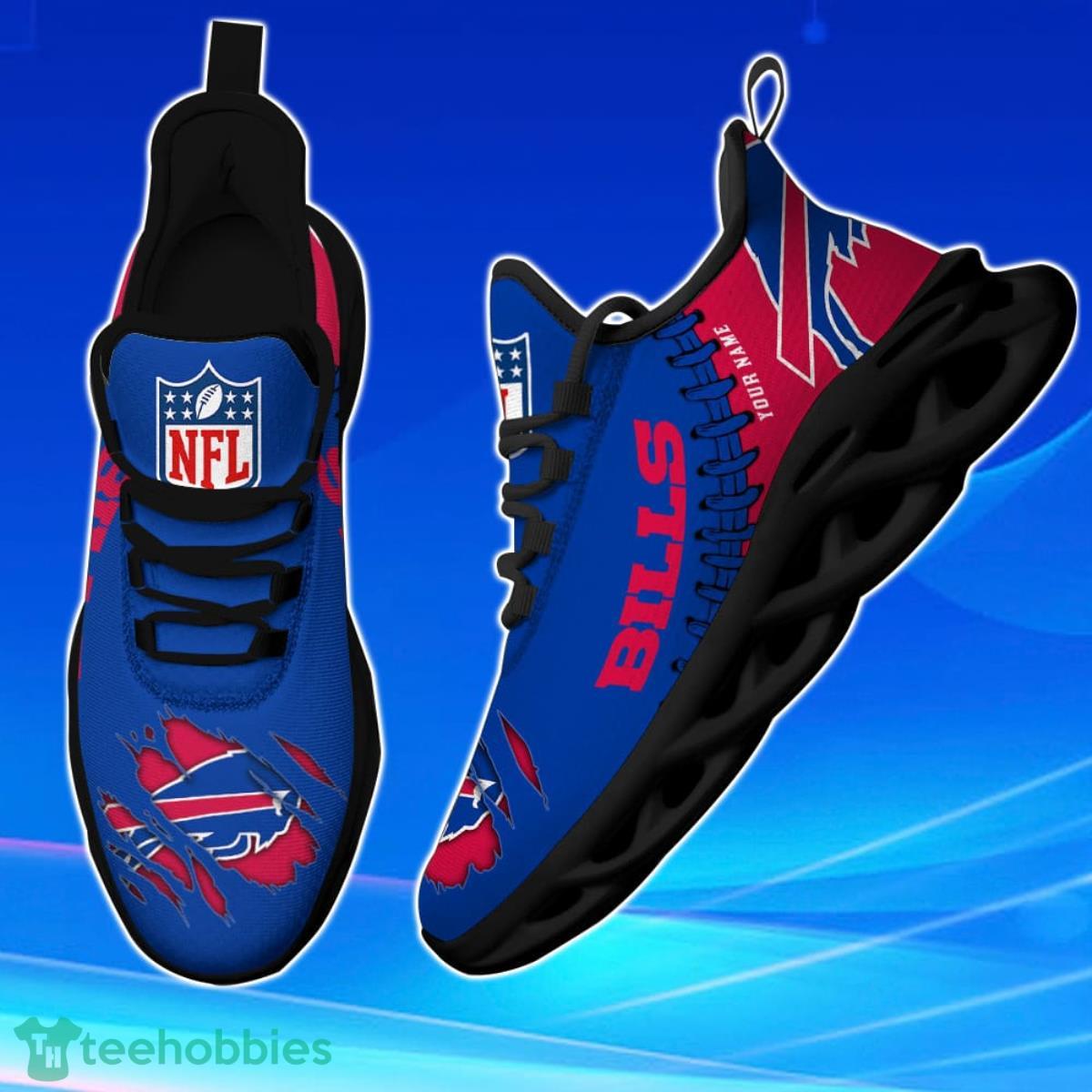 Buffalo Bills Football Team Leather Boots For Men Women Great Gift For Fans