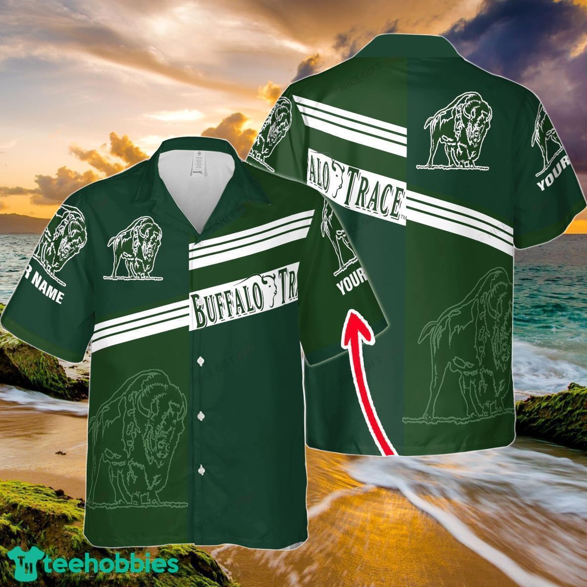 Buffalo Trace Custom Name Hawaiian Shirt Best Gift For family Product Photo 1