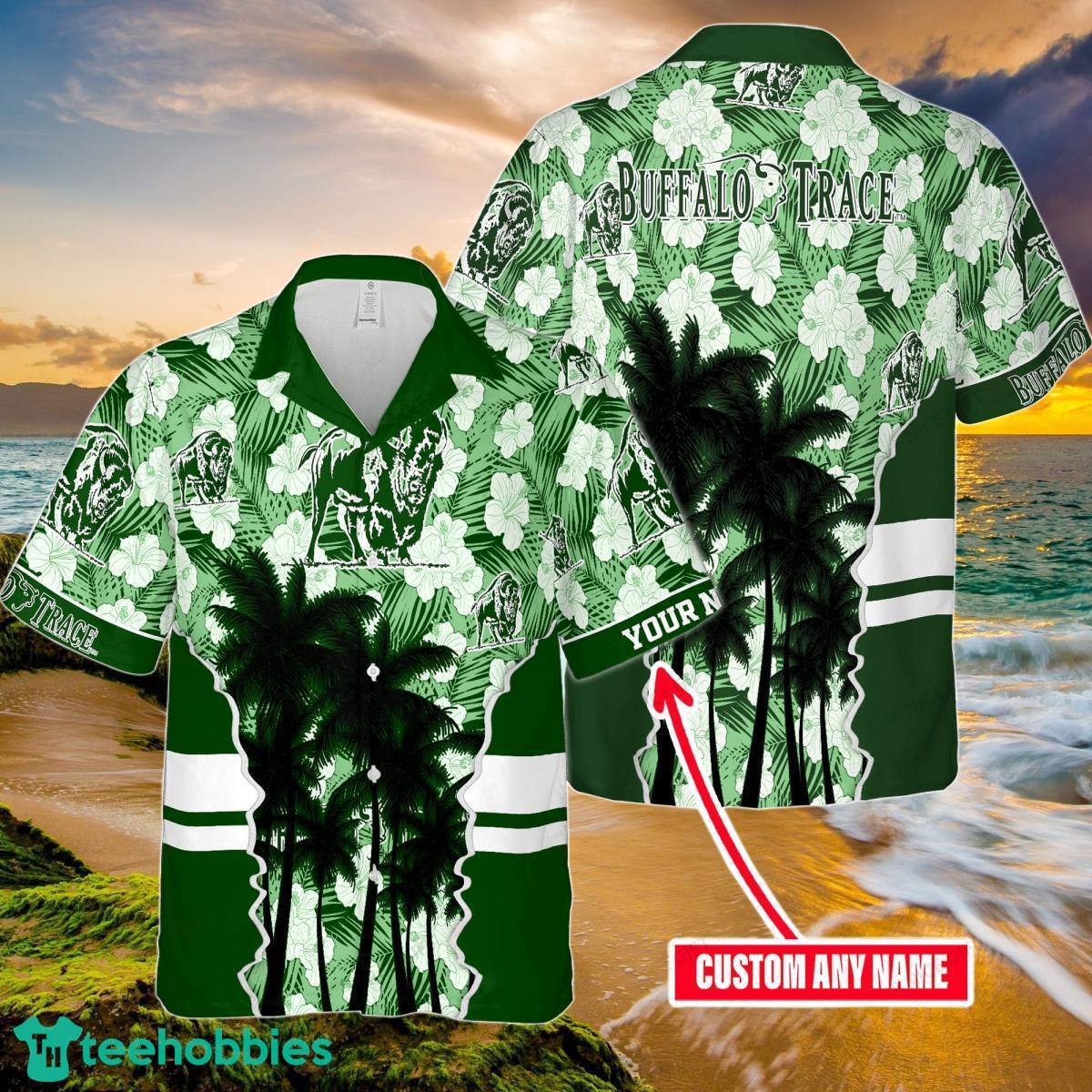 Buffalo Trace Custom Name Hawaiian Shirt Impressive Gift For Men And Women Product Photo 1