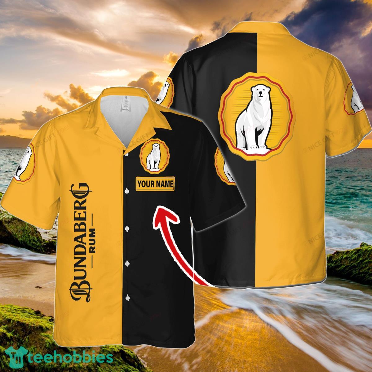 Bundaberg Rum Custom Name Hawaiian Shirt Summer Gift Beach Shirt Product Photo 1