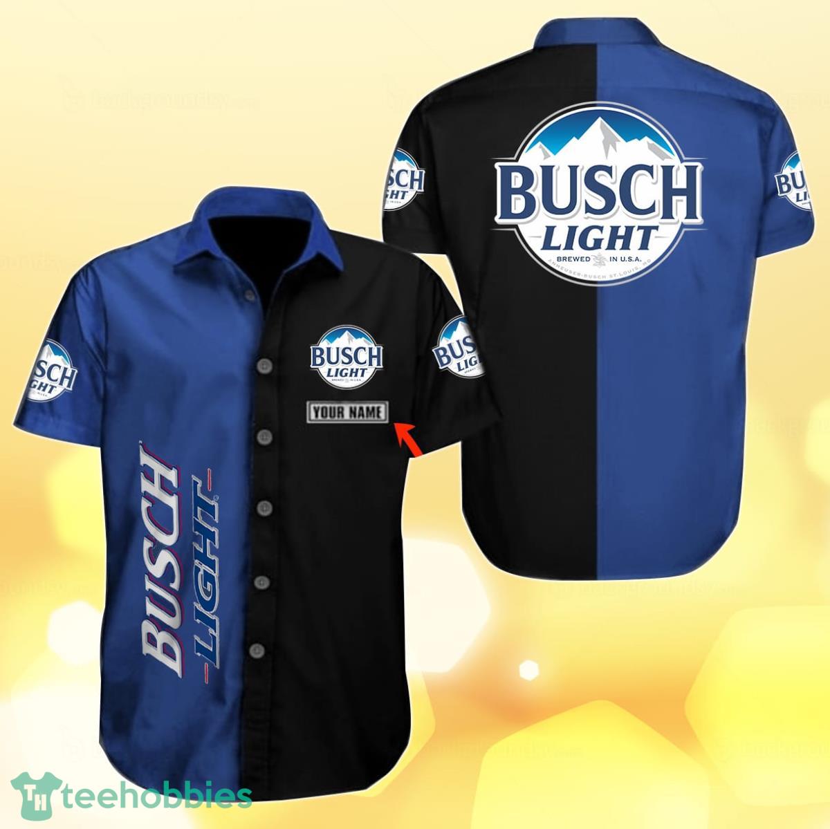 Busch Light Multicolor Hawaii Shirt Custom Name Best Gift For Men And Women Fans Product Photo 1