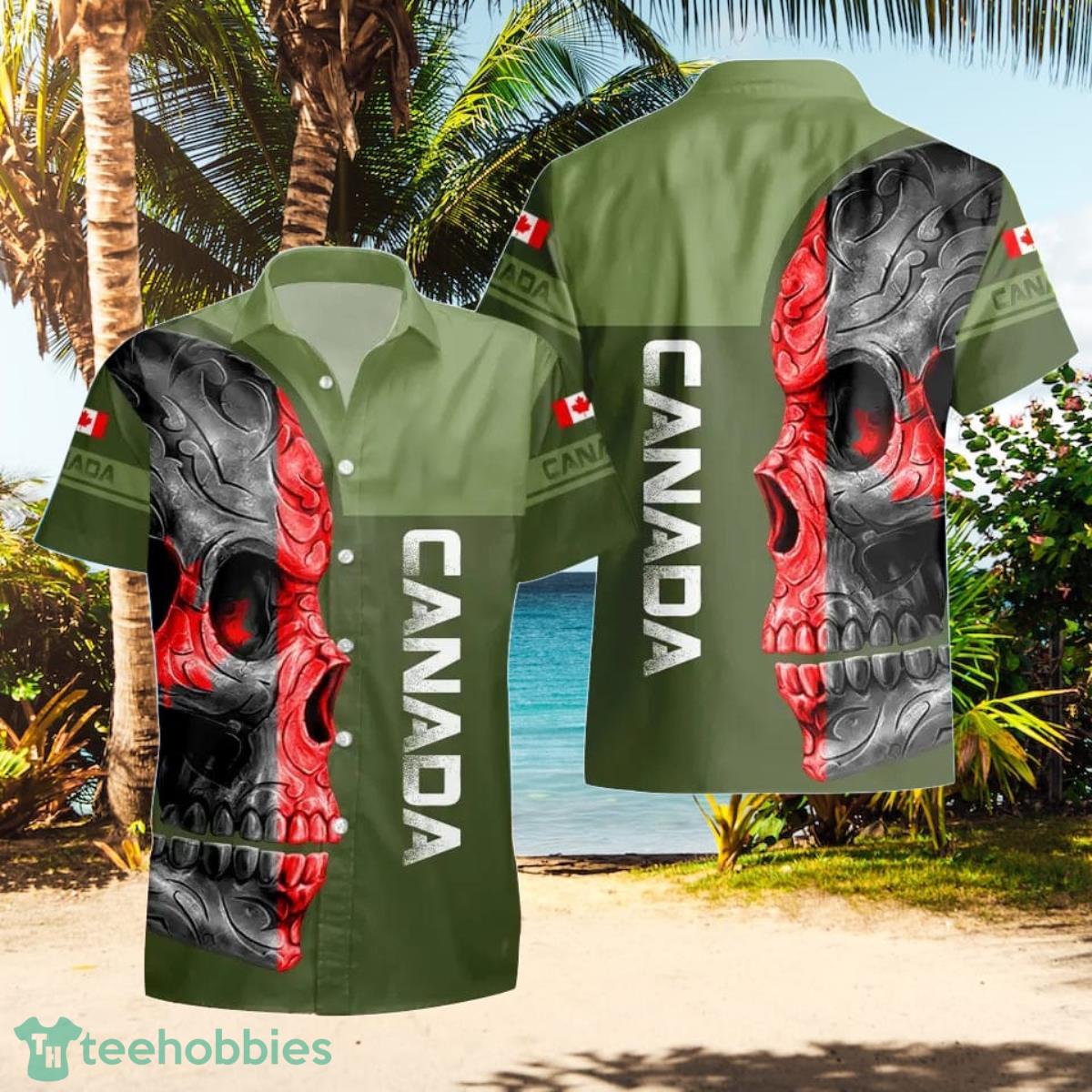 Canadian VeteranSoldier Custom Name Hawaii Shirt Best Gift For Everyone Product Photo 1