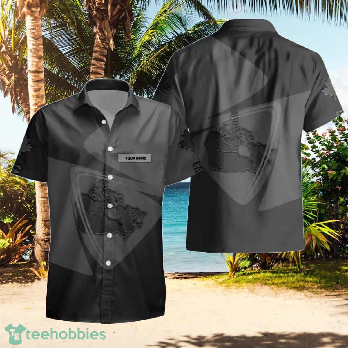 Canadian VeteranSoldier Custom Name Hawaii Shirt Unique Gift For Loved Ones Product Photo 2