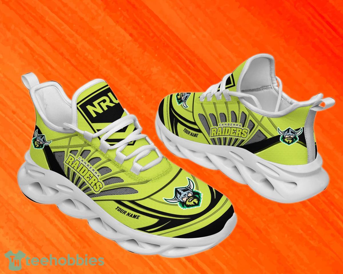 Canberra Raiders Custom Name NRL Max Soul Shoes Men And Women For Fans Product Photo 2