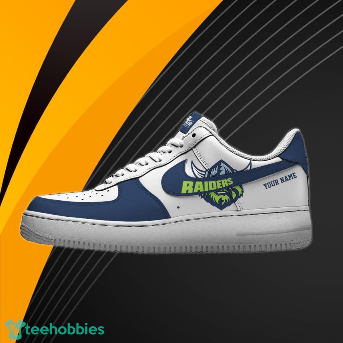 Canberra Raiders NRL Air Force Shoes Custom Name Best Gift For Fans Product Photo 1